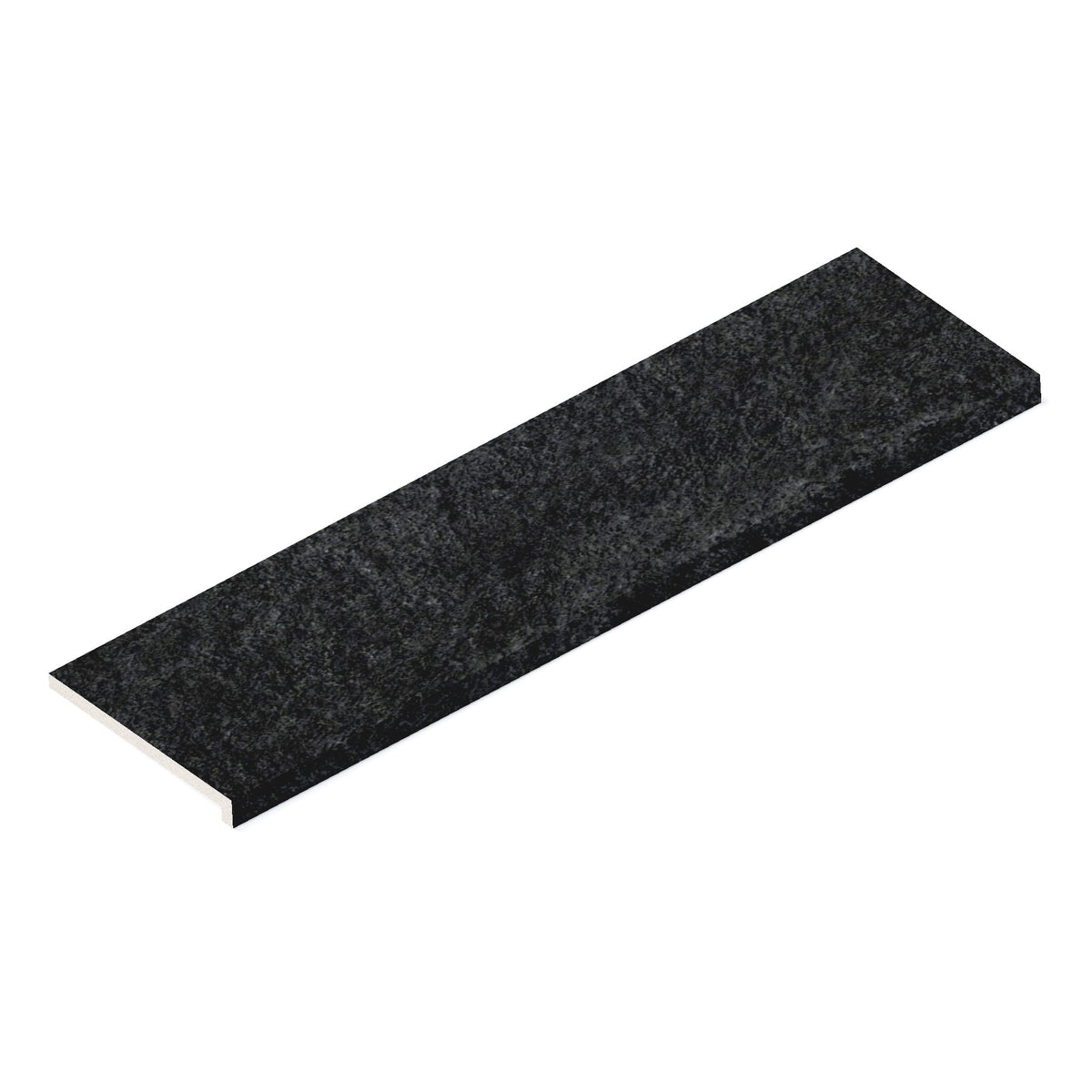 Margelle de piscine effet Pierre Quartzite Gris Dark 120x33x2 cm Bord Droit avec retombée Teravio