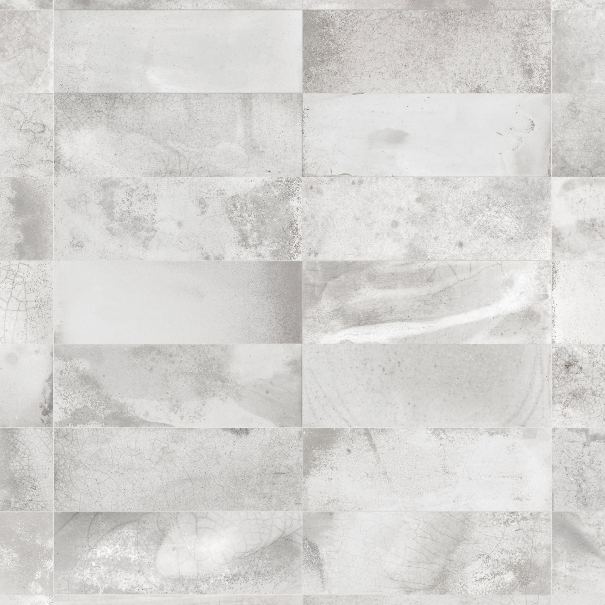 Carrelage Vintage effet Zellige Gris 40x20x1,03 cm Patrina - Mur intérieur