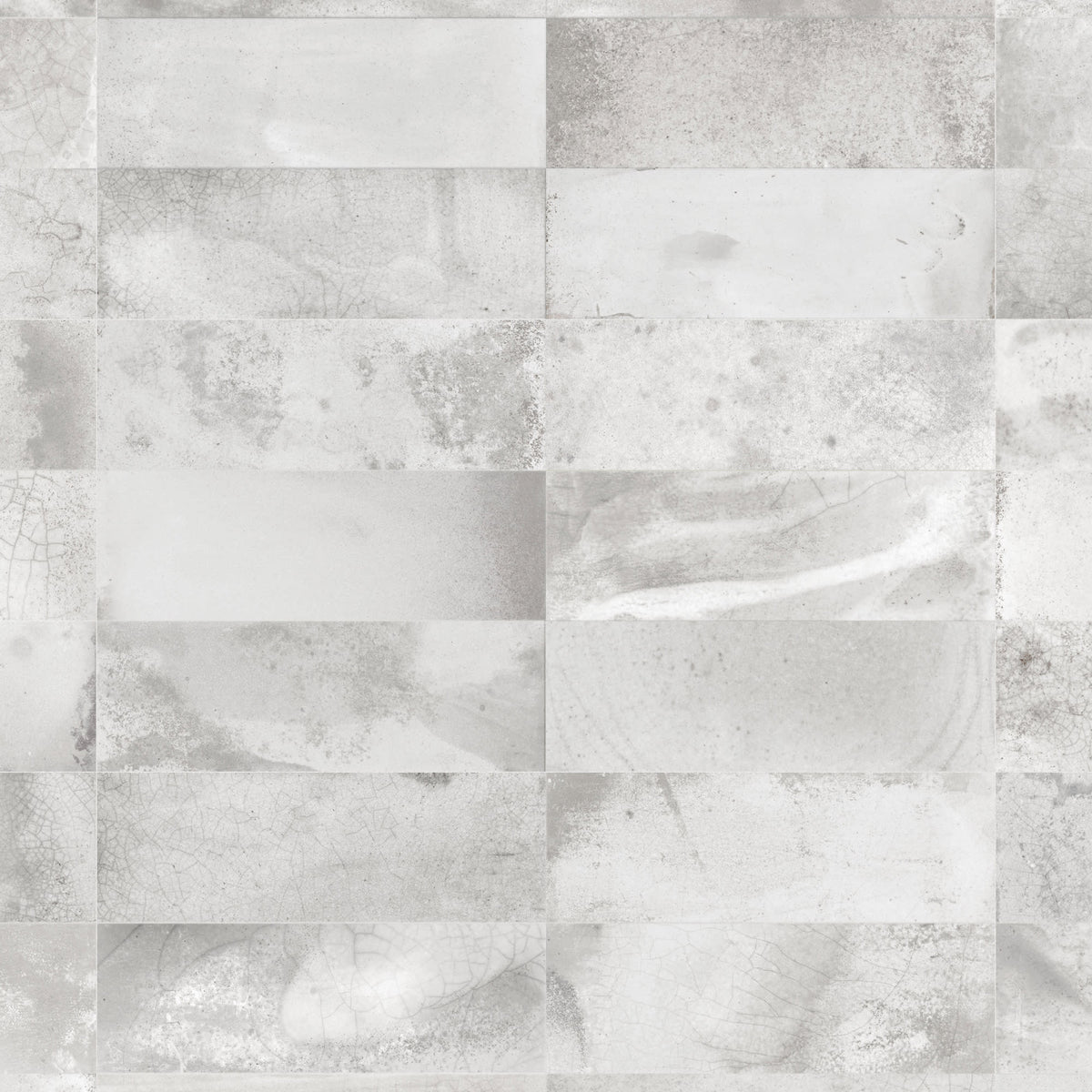 Carrelage Vintage effet Zellige Gris 40x20x1,03 cm Patrina - Mur intérieur