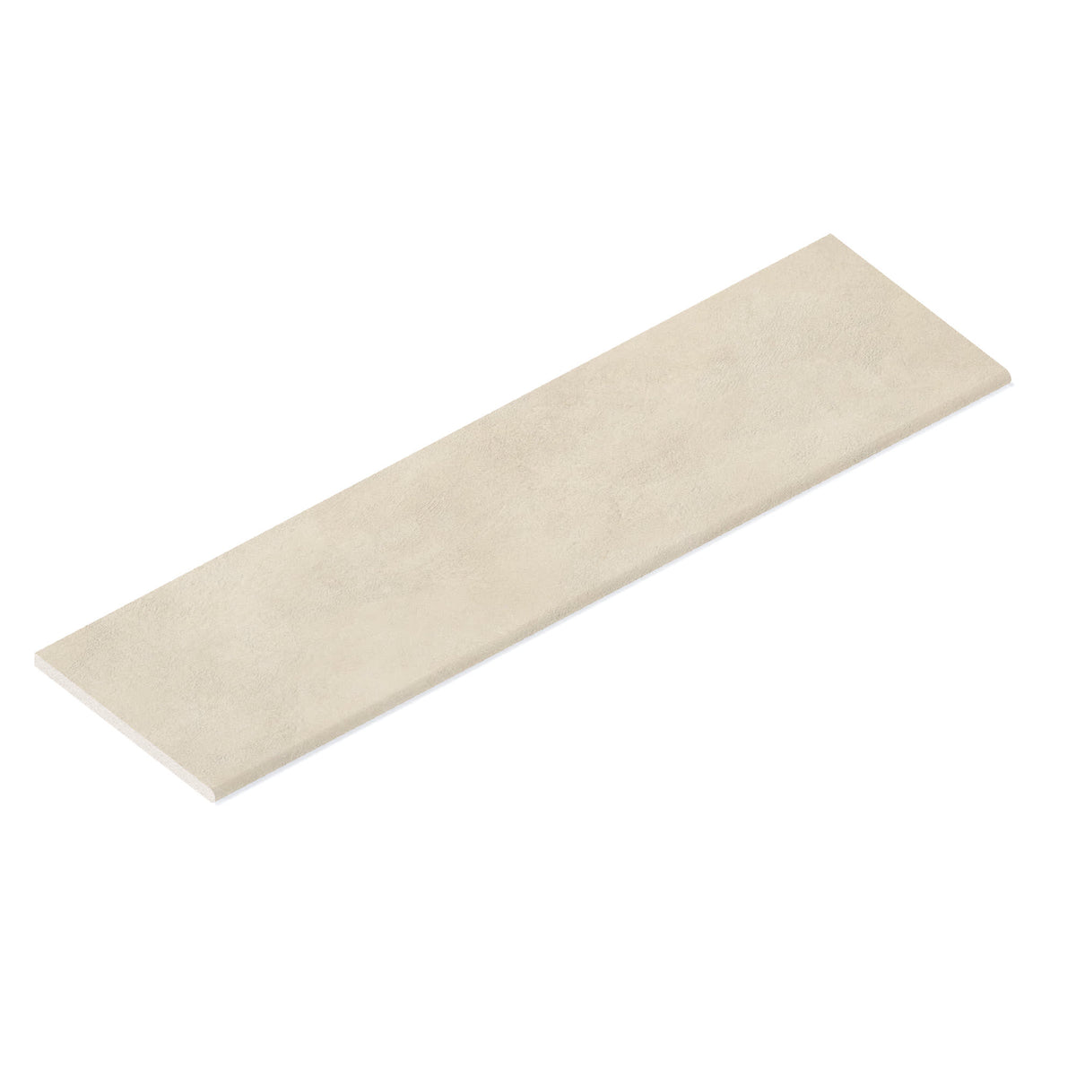 Margelle de piscine effet Béton Beige Coquille 120x33x2 cm Bord 1/2 Rond Stavira