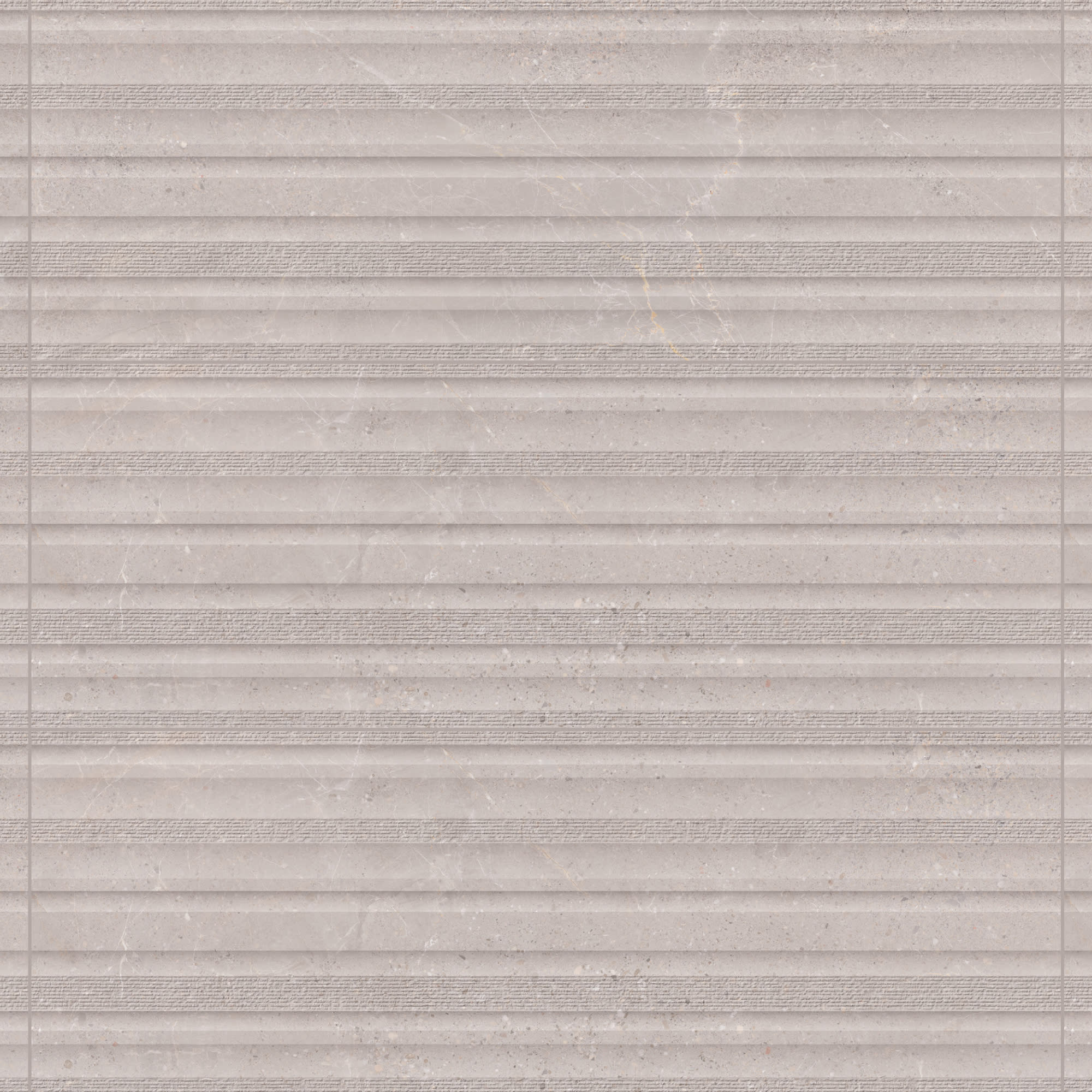 Carrelage effet Pierre 3D Gris Silver Curve 100x33,3x0,98 cm Torvane - Mur intérieur