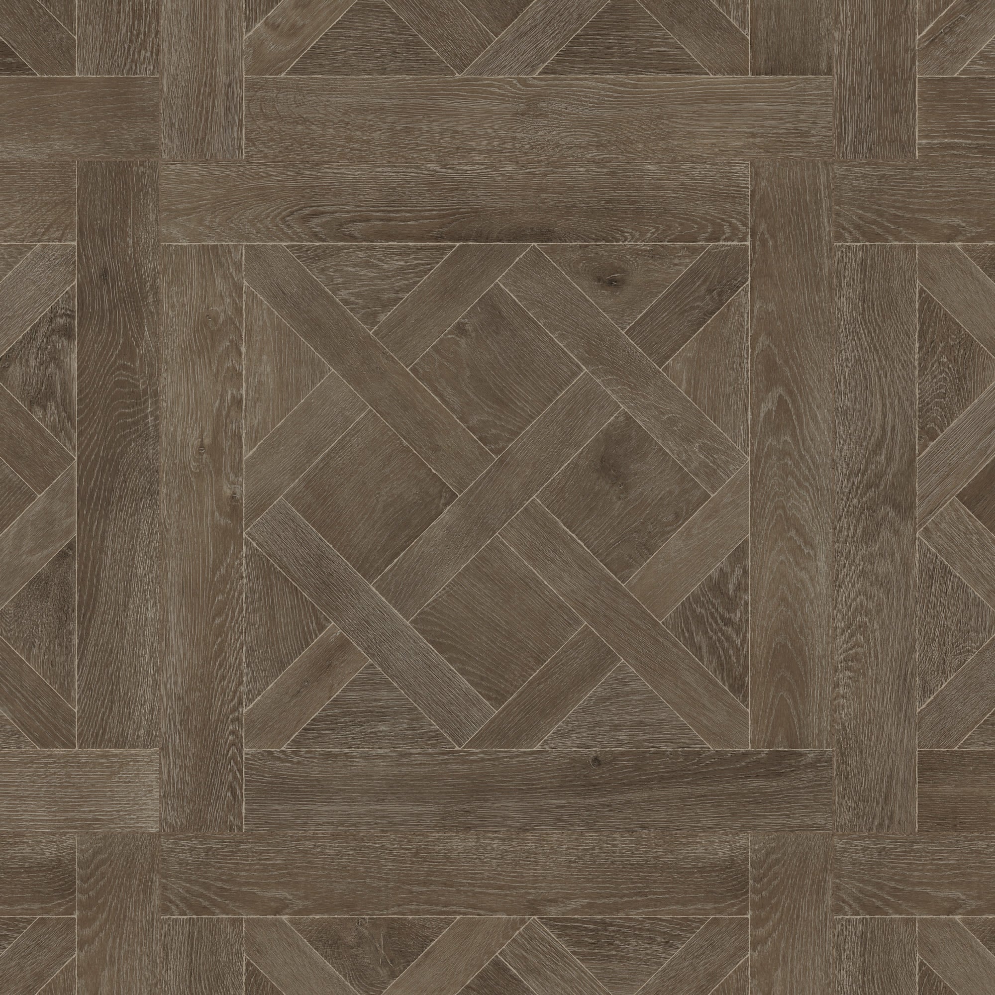 Carrelage effet Parquet Bois Chêne Brun Versailles 90x90x0,9 cm Trianon - Sol intérieur
