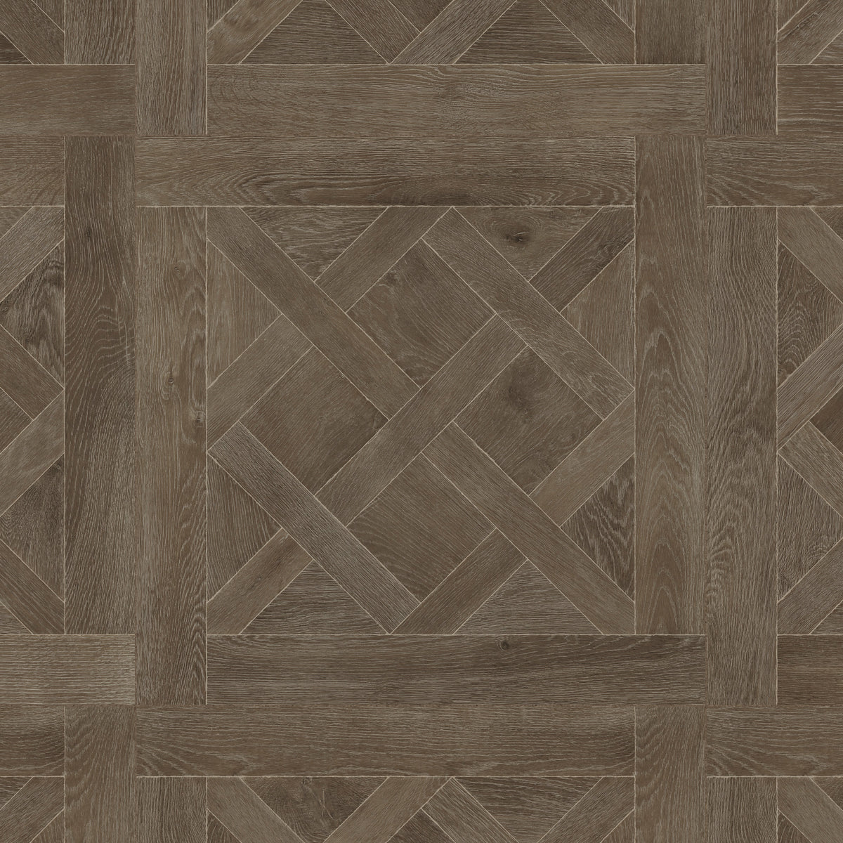 Carrelage effet Parquet Bois Chêne Brun Versailles 90x90x0,9 cm Trianon - Sol intérieur
