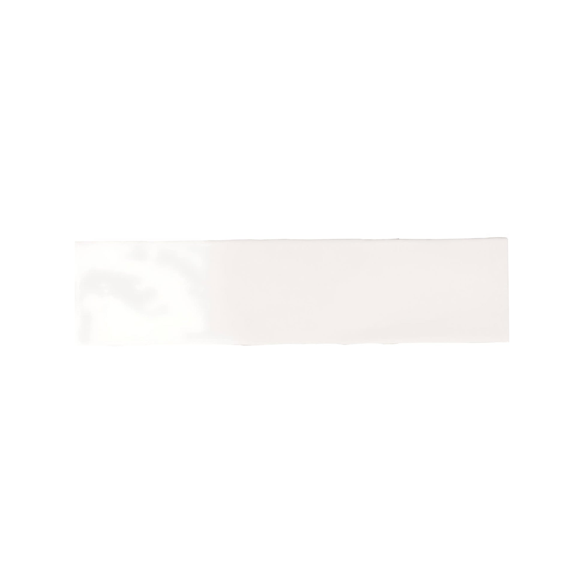 Carrelage effet Zellige Blanc 30x7,5x0,82 cm Brillant Novaril - Mur intérieur