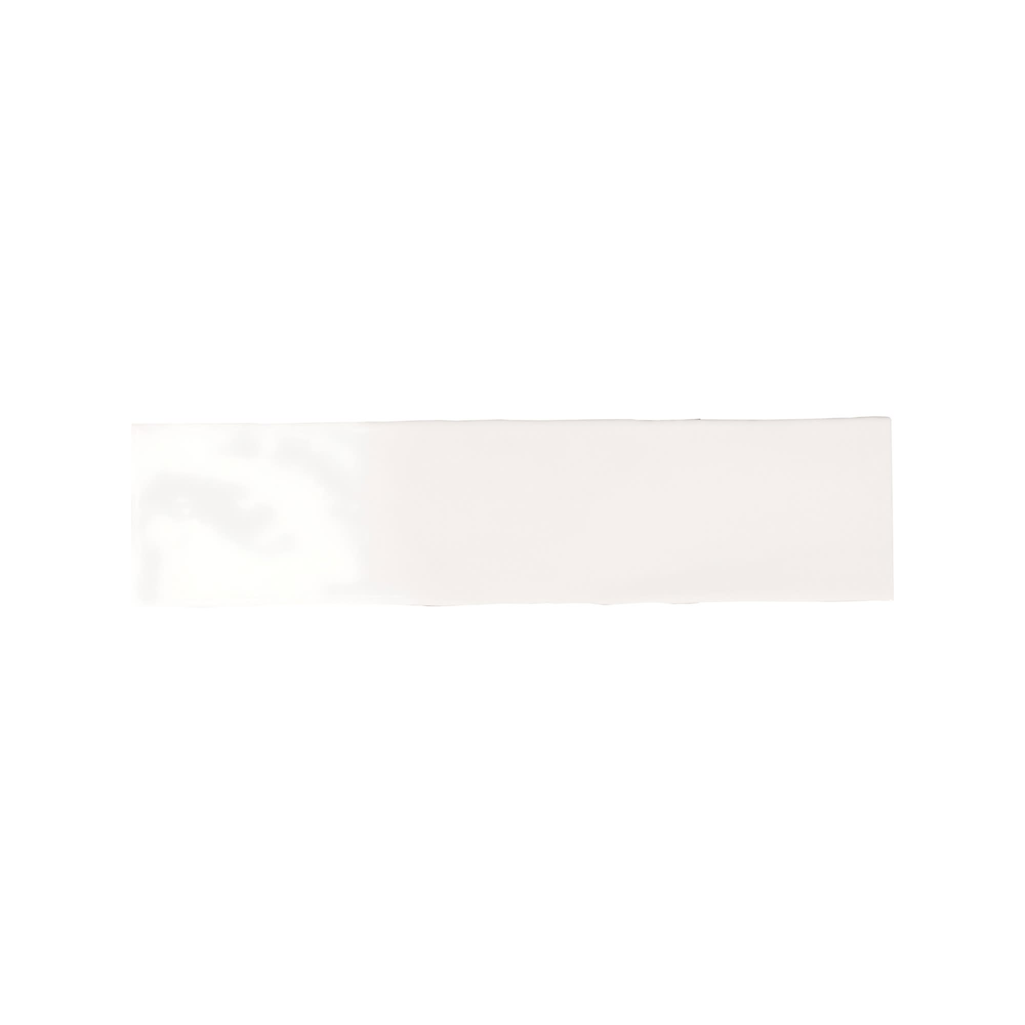 Carrelage effet Zellige Blanc 30x7,5x0,82 cm Brillant Novaril - Mur intérieur