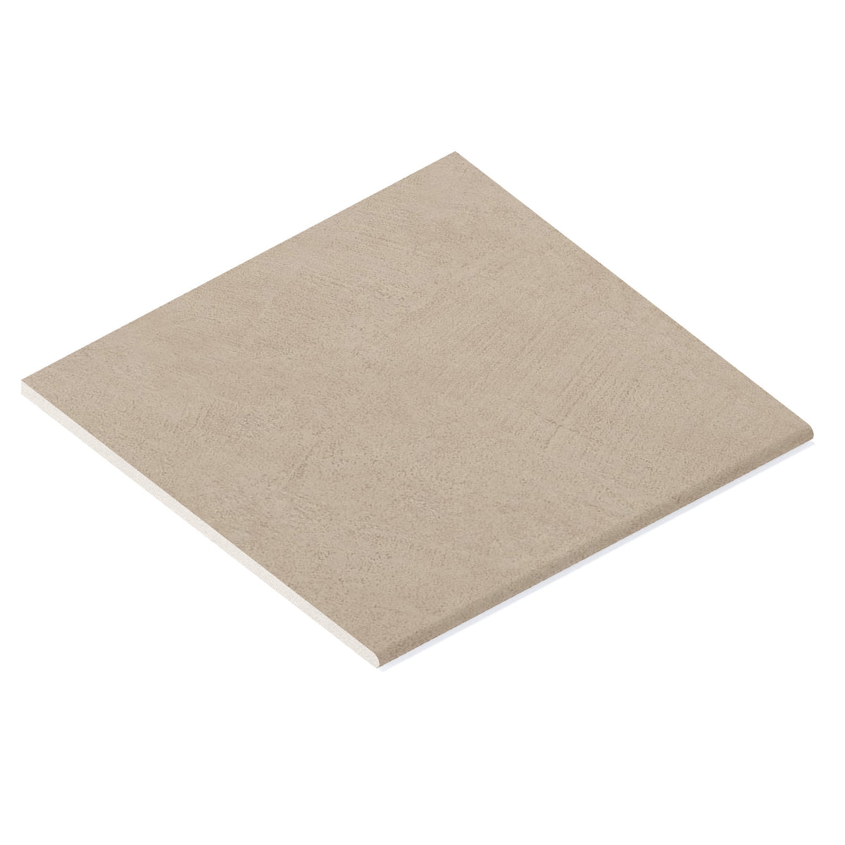 Margelle de piscine effet Béton Grège 60x60x2 cm Bord 1/2 Rond Benzaro