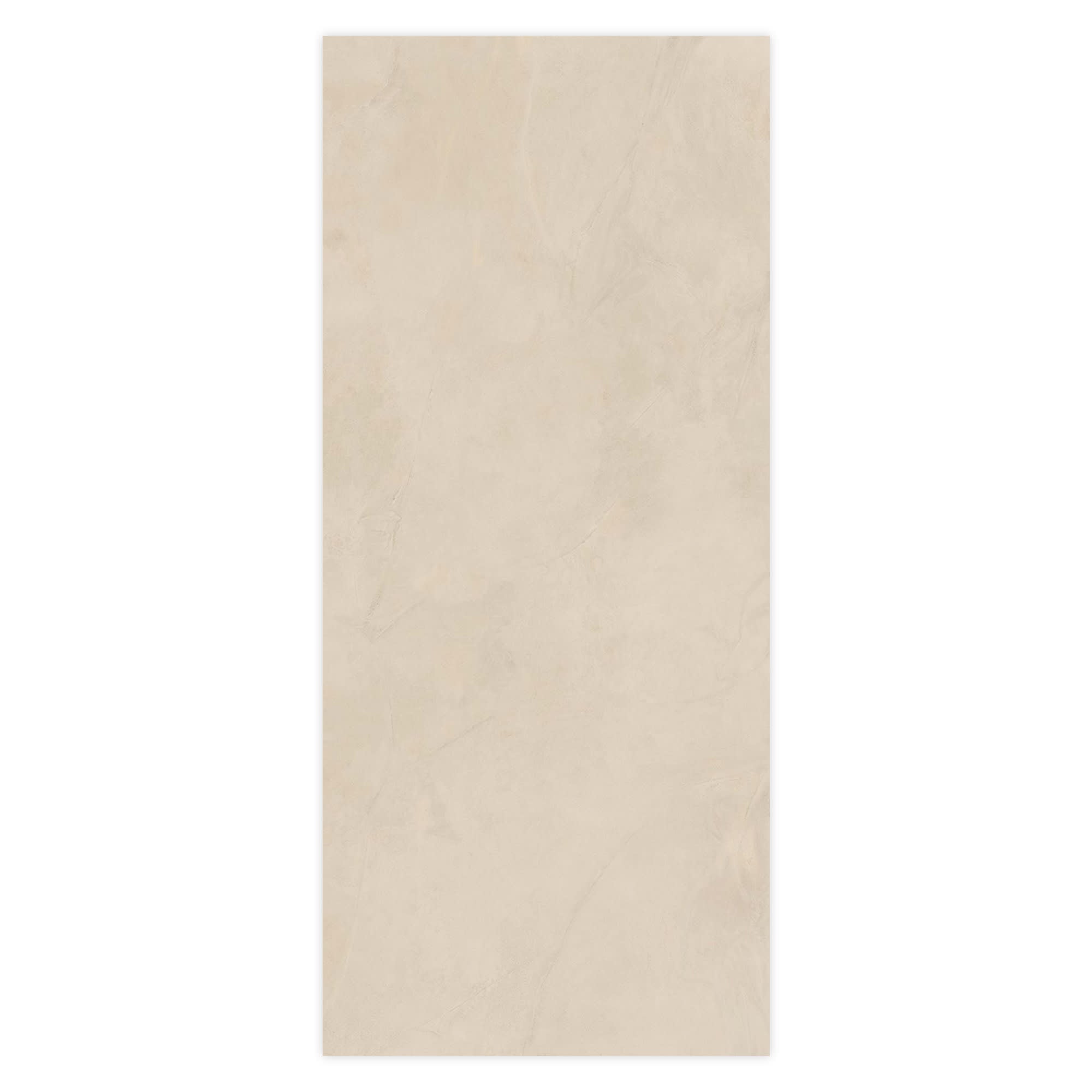Carrelage effet Enduit Beige Lin 278x120x0,6 cm Mat Calviro - Mur intérieur