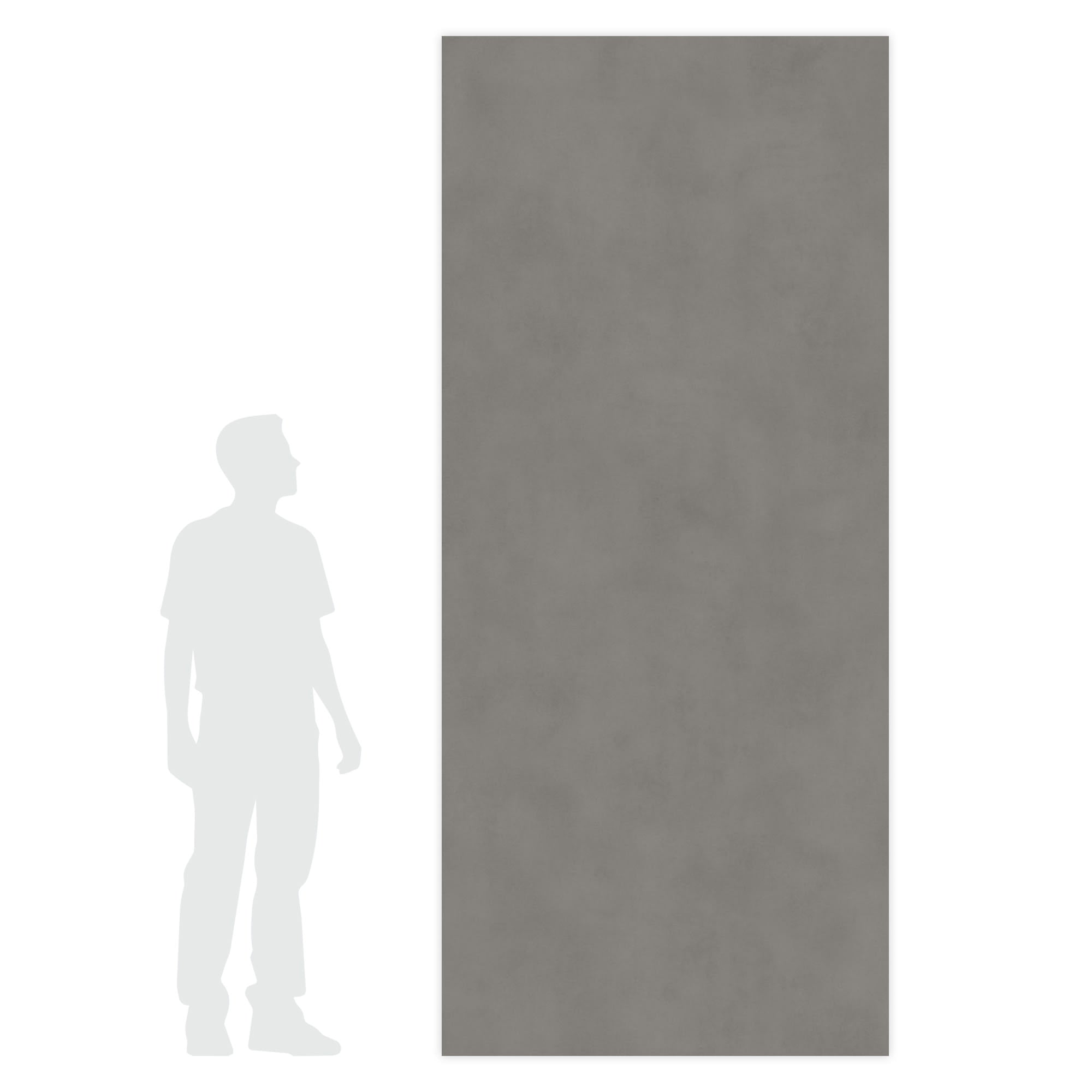 Carrelage effet Béton Gris Ombre 278x120x0,6 cm Mat Montera - Mur intérieur