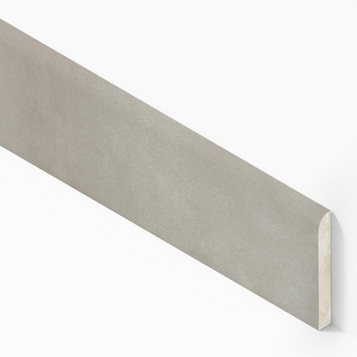 Plinthe carrelage effet Béton Gris Brume 80x7,2 cm Mat Gravino