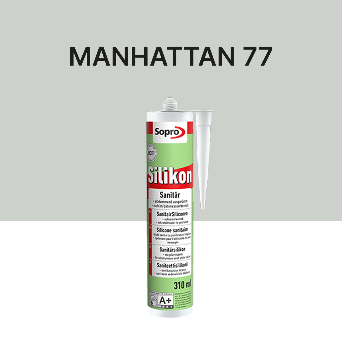 Mastic silicone spécial piscine - Manhattan 77 - 310 ml