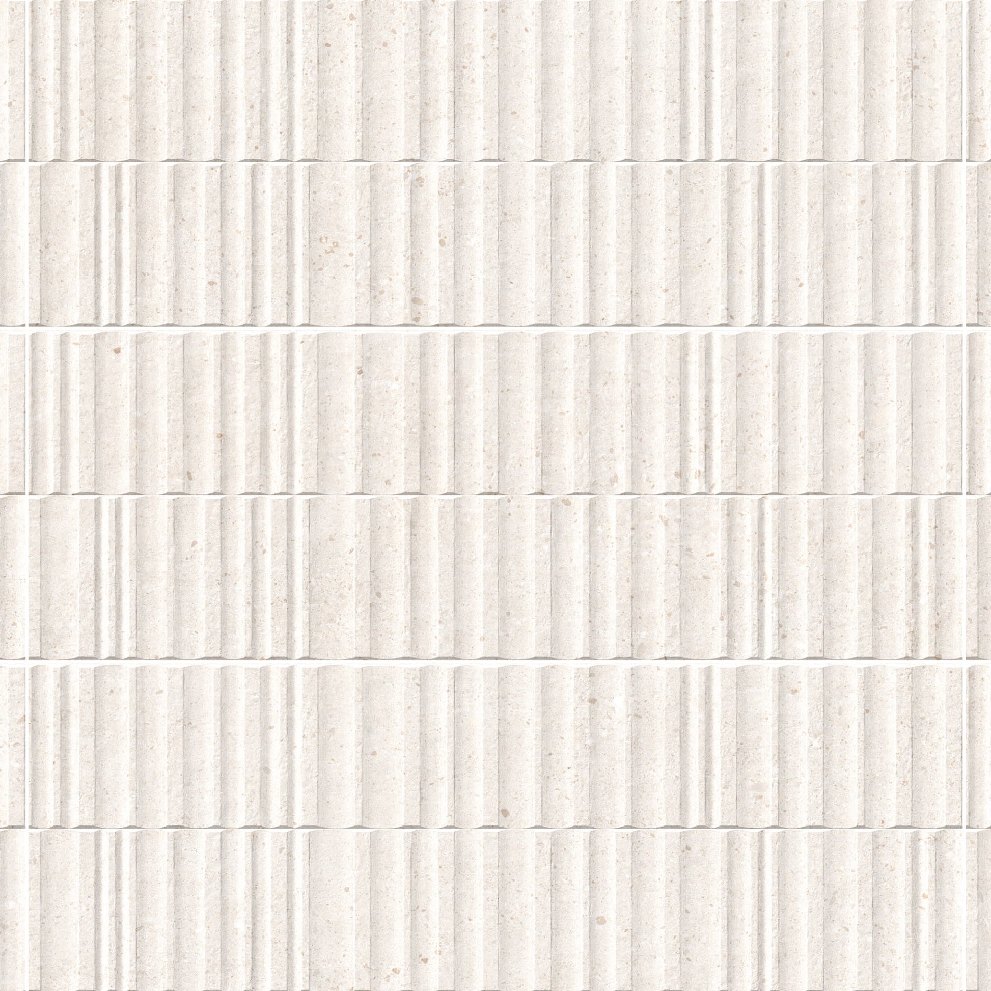 Carrelage effet Béton 3D Beige Estria 100x33,3x0,98 cm Arvelis - Mur intérieur