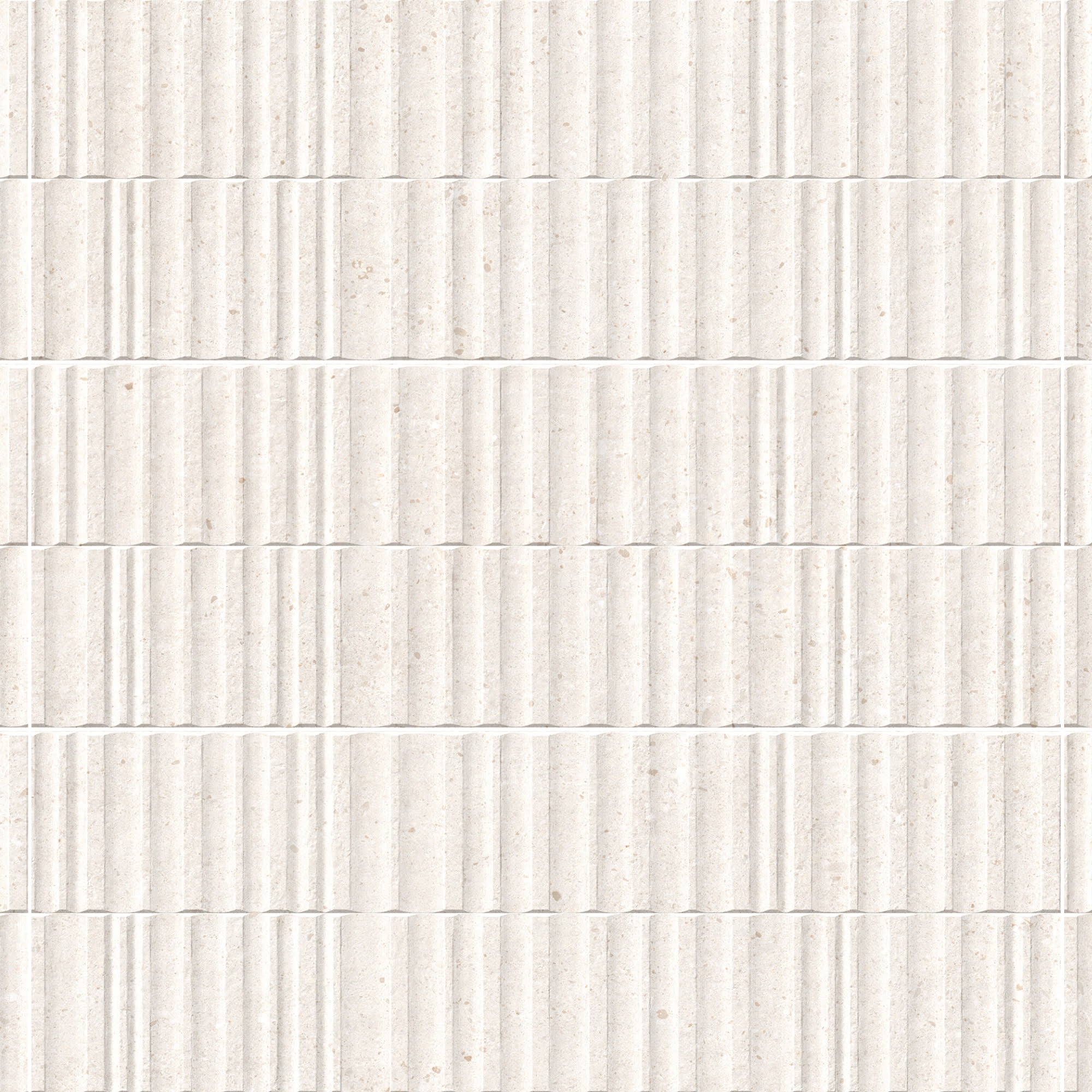 Carrelage effet Béton 3D Beige Estria 100x33,3x0,98 cm Arvelis - Mur intérieur