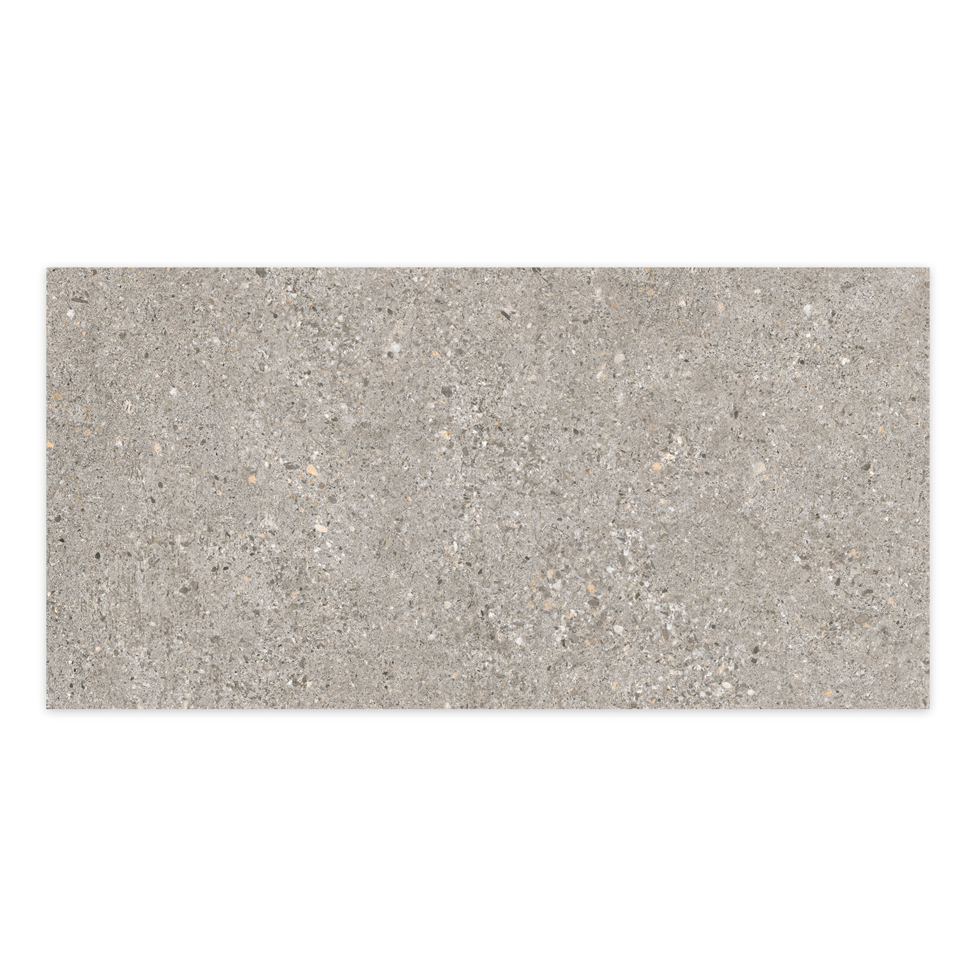 Carrelage effet Béton Gris Cendré 100x50x2 cm Arvelis - Sol extérieur