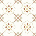 Carrelage effet Carreau ciment Moralis Terracotta 22,3x22,3x0,9 cm Levior - Sol et mur intérieur