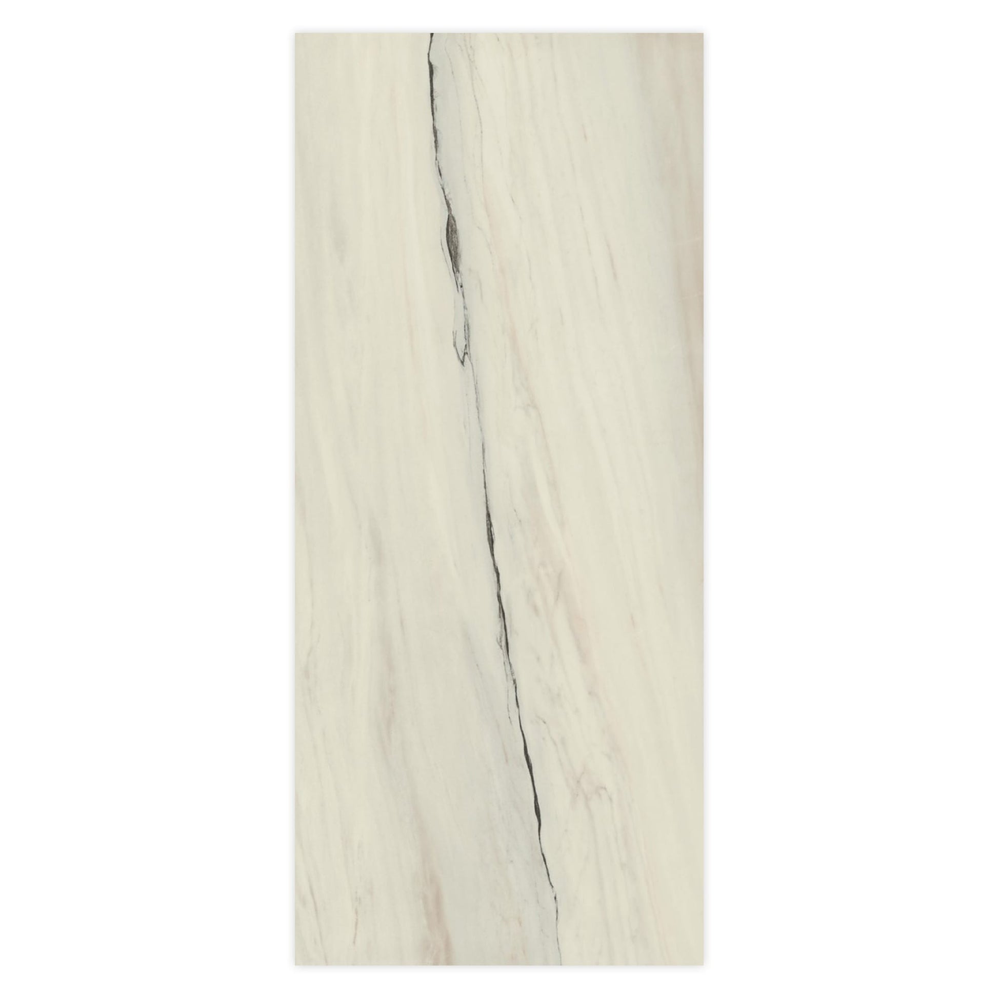 Carrelage effet Marbre Blanc Aurora 278x120x0,6 cm Brillant Magnaro - Mur intérieur