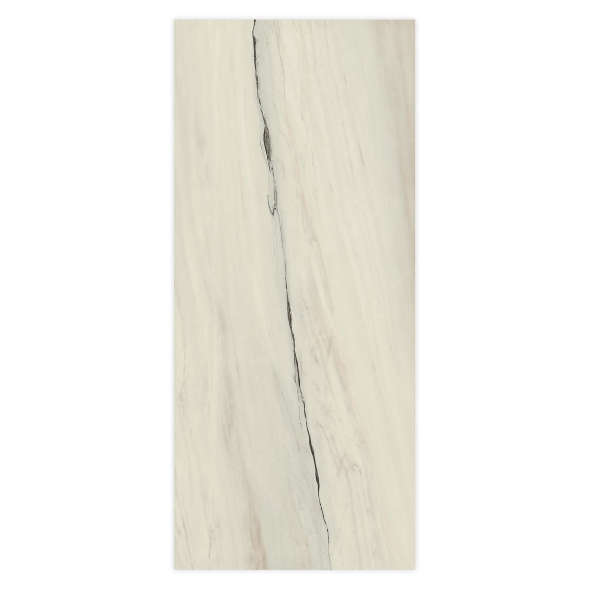 Carrelage effet Marbre Blanc Aurora 278x120x0,6 cm Brillant Magnaro - Mur intérieur