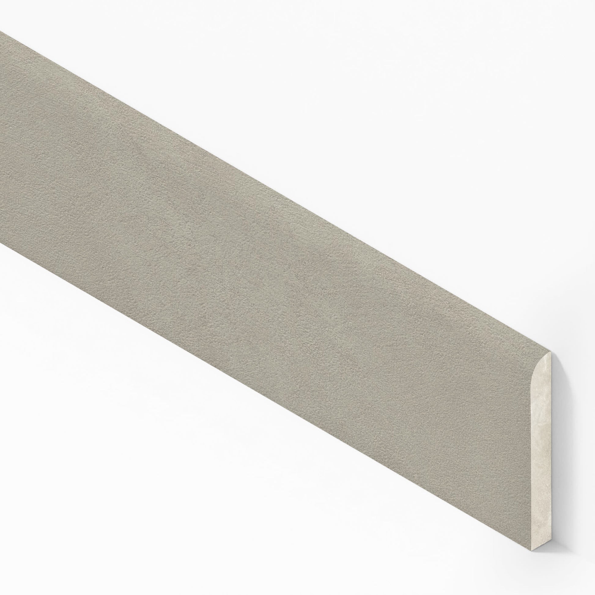 Plinthe carrelage effet Béton Gris Taupe 80x7,2 cm Mat Talvoro