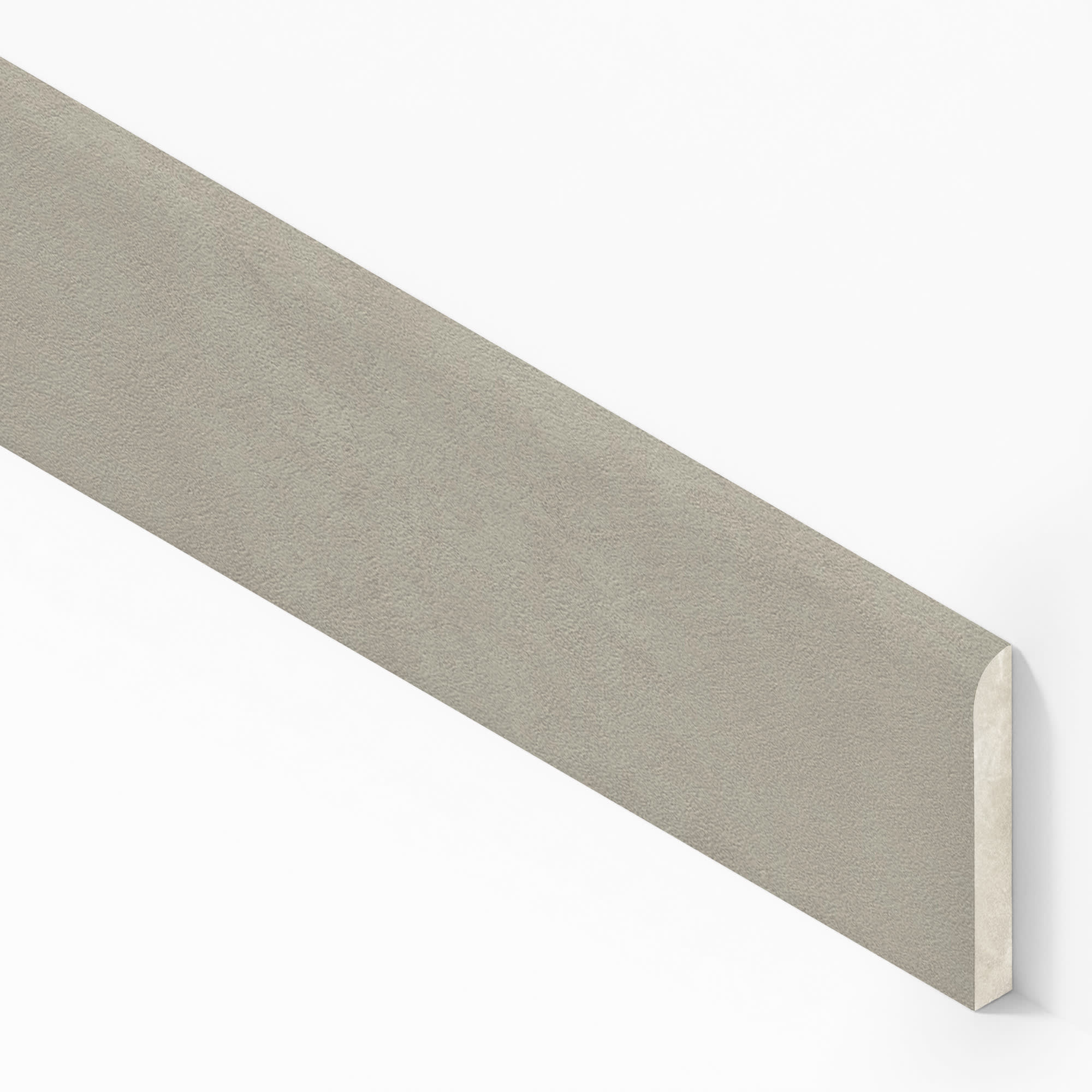 Plinthe carrelage effet Béton Gris Taupe 120x7,2 cm Mat Talvoro