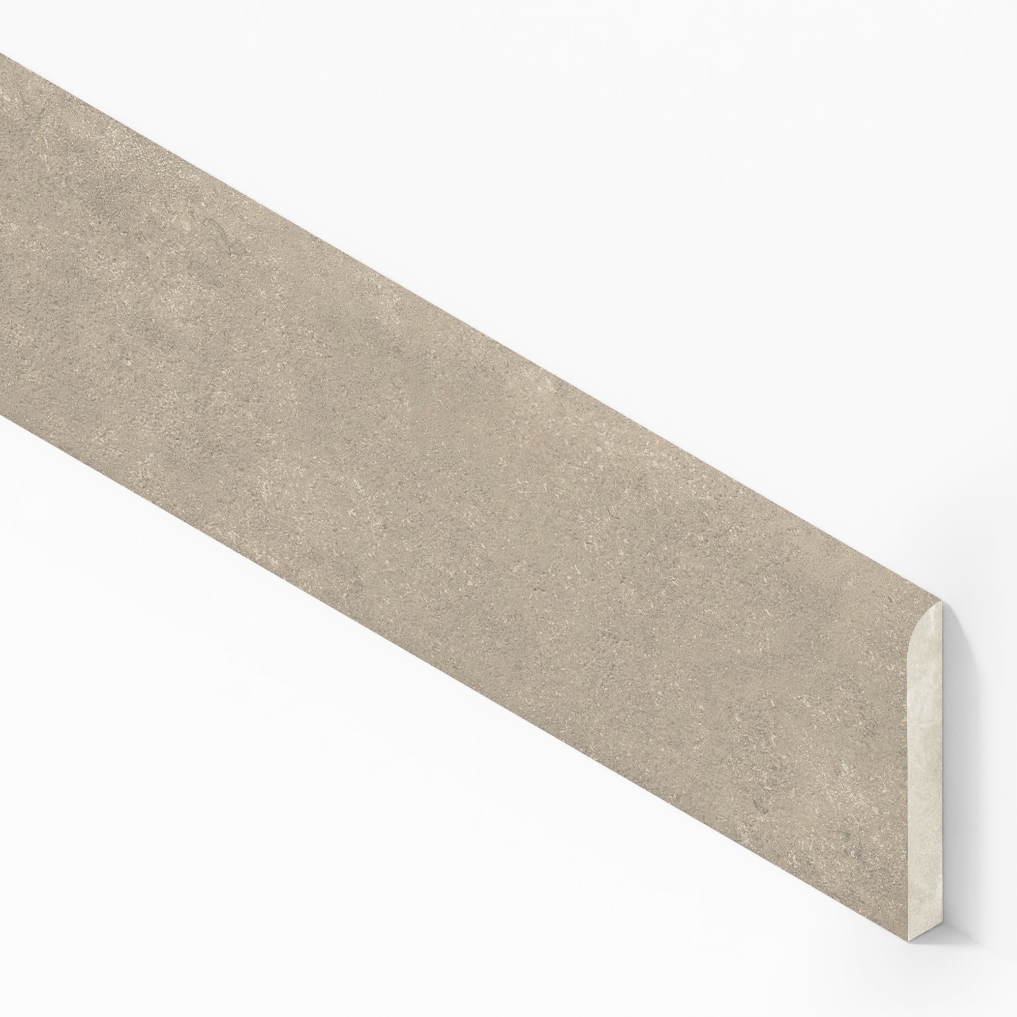 Plinthe carrelage effet Pierre Calcaire Gris Galet 60x7,2 cm Mat Rocalta