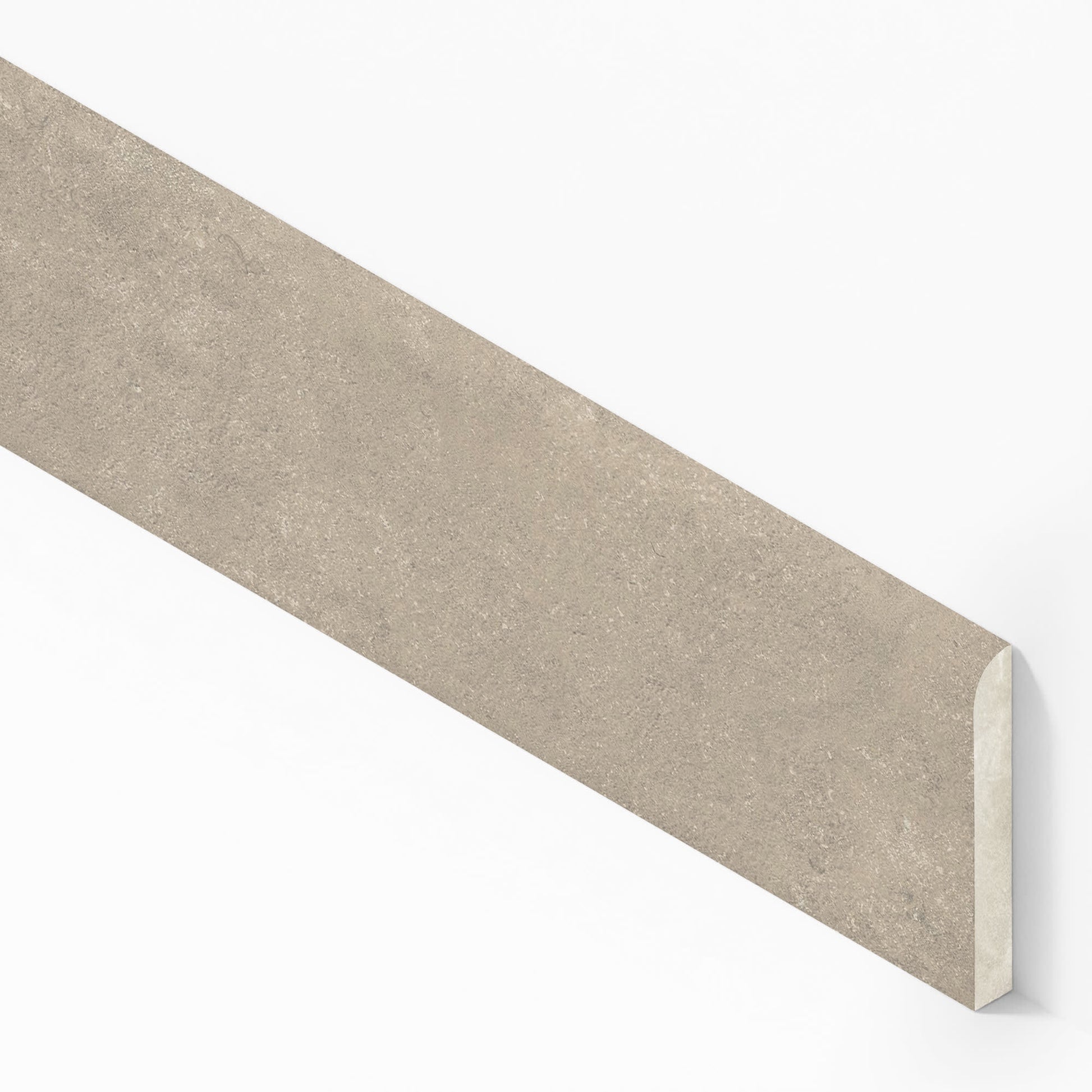 Plinthe carrelage effet Pierre Calcaire Gris Galet 80x7,2 cm Mat Rocalta