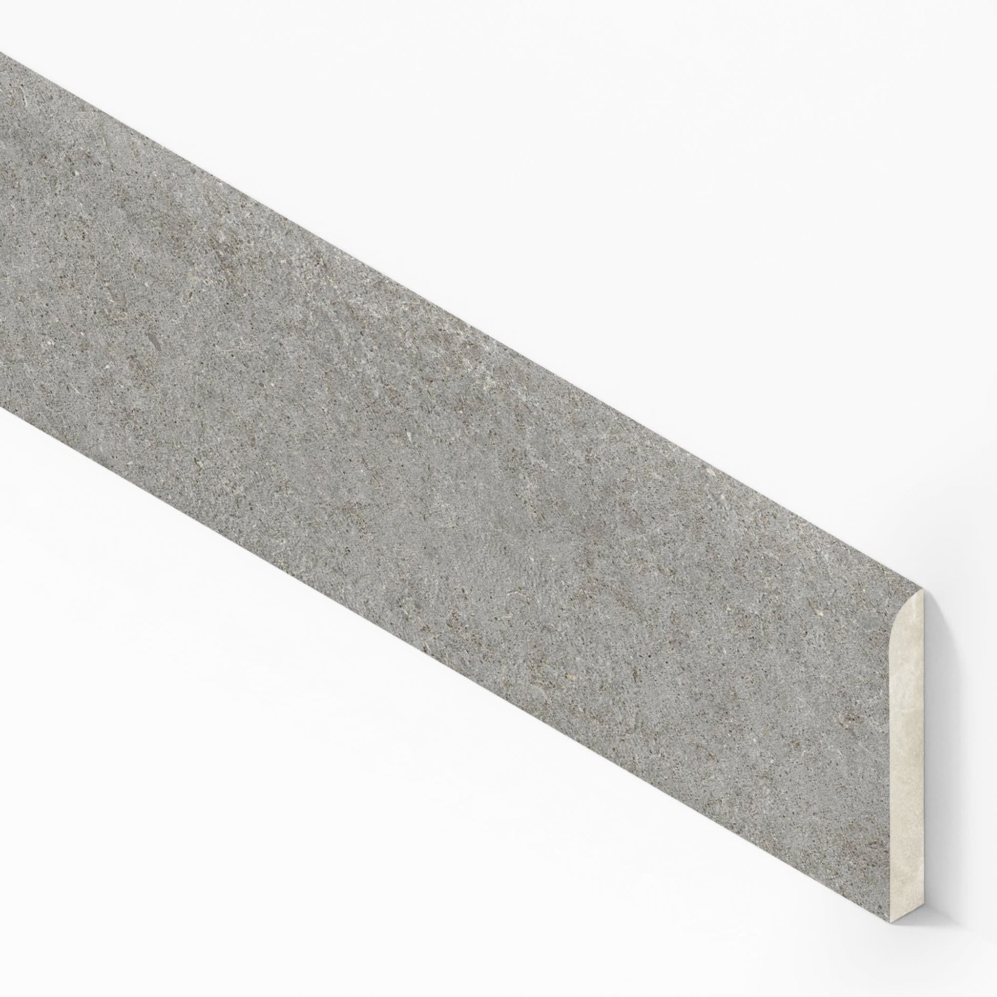 Plinthe carrelage effet Pierre Calcaire Gris Cendré 60x7,2 cm Mat Domella