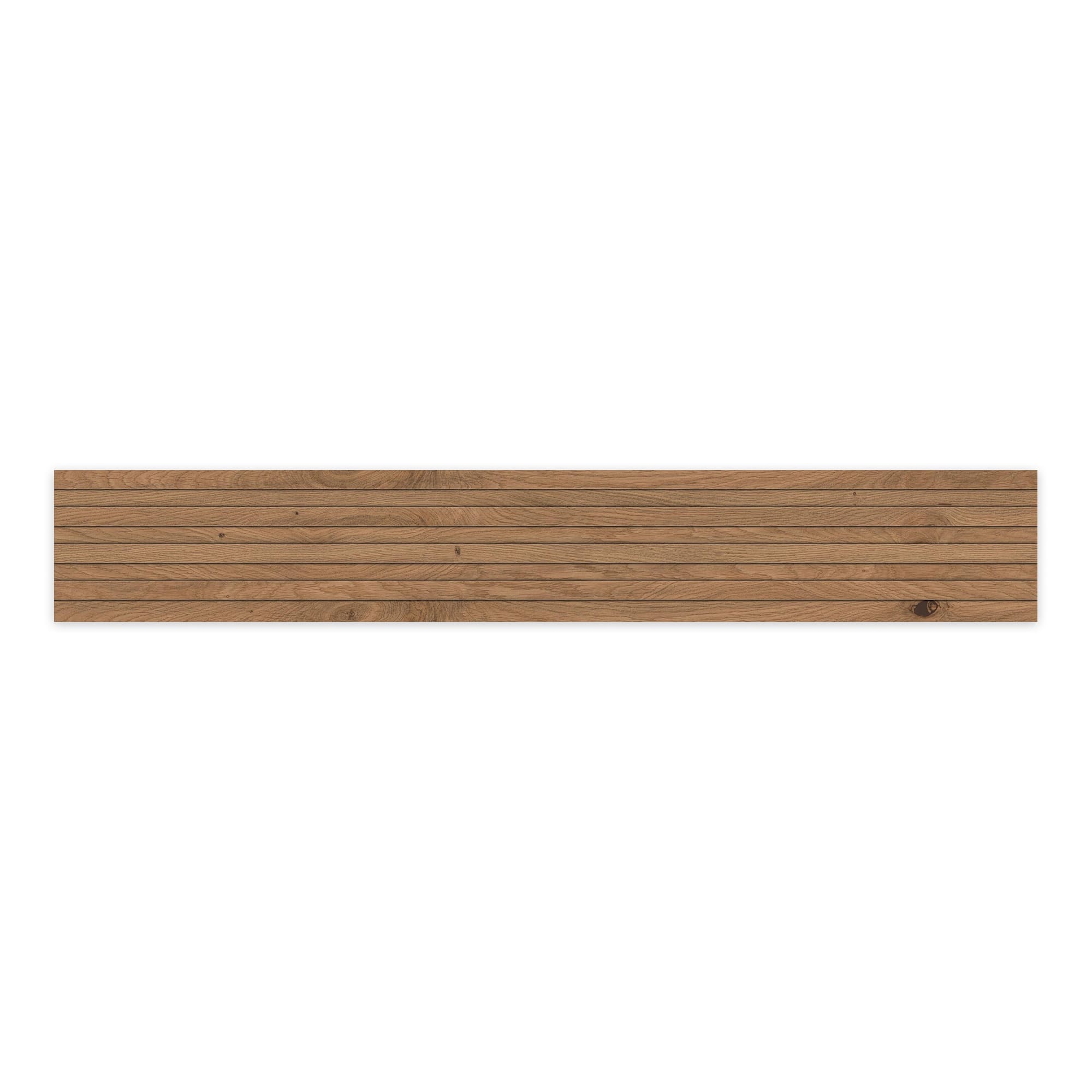 Carrelage effet Bois 3D Chêne Antico Linea 120x18,5x0,9 cm Mat Cedrano - Mur intérieur