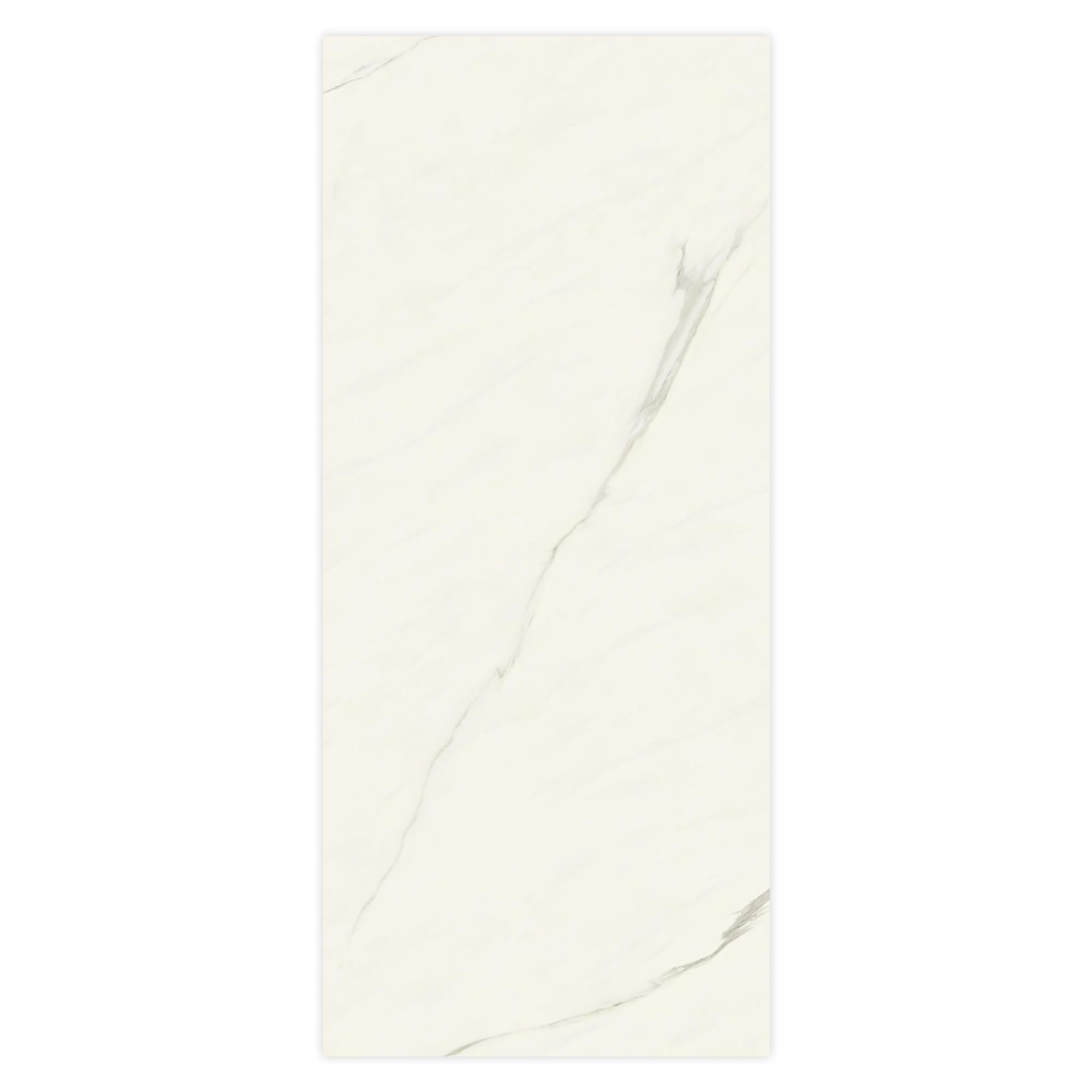 Carrelage effet Marbre Blanc Calacatta Armonia 278x120x0,6 cm Brillant Orsiano - Mur intérieur