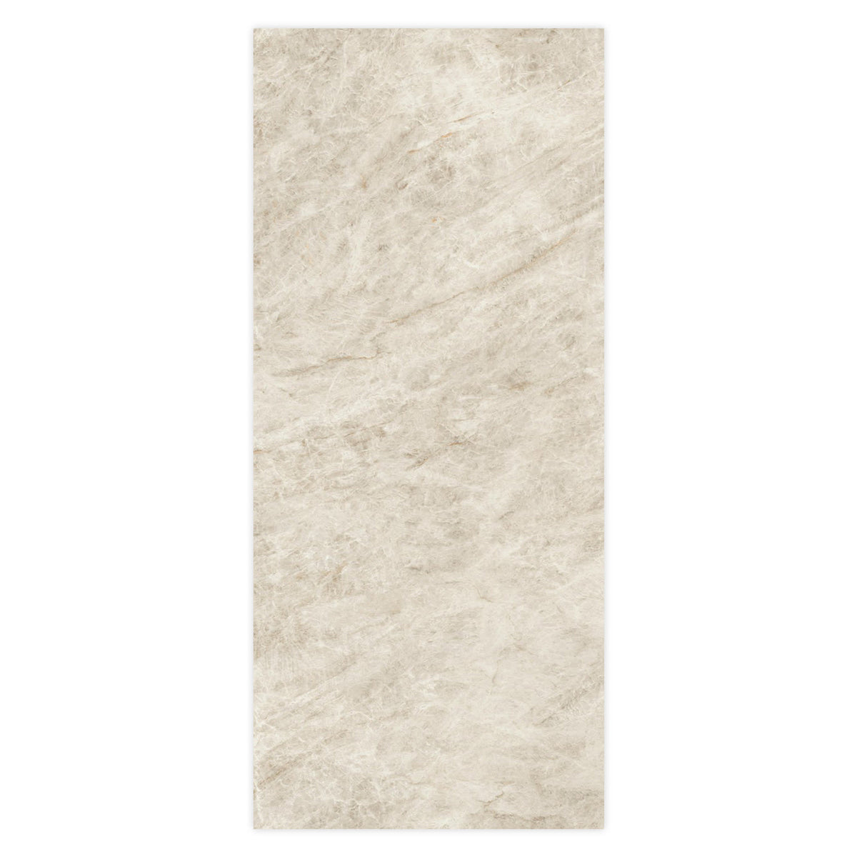 Carrelage effet Marbre Blanc Impérial 278x120x0,6 cm Brillant Sorvella - Mur intérieur