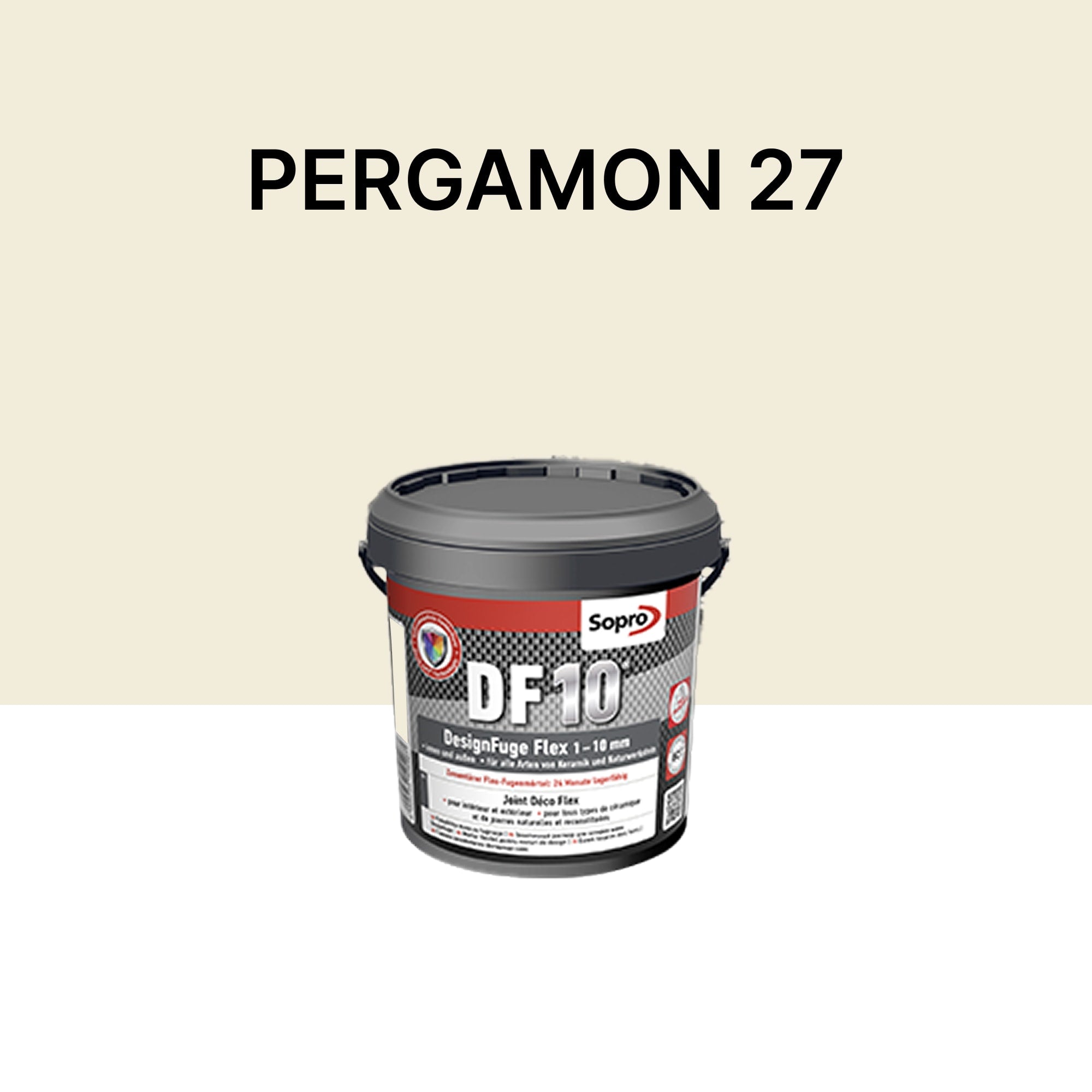 Joint carrelage salle de bains - 1 à 10 mm - Pergame 27 - Sopro DF 10 -  1 kg