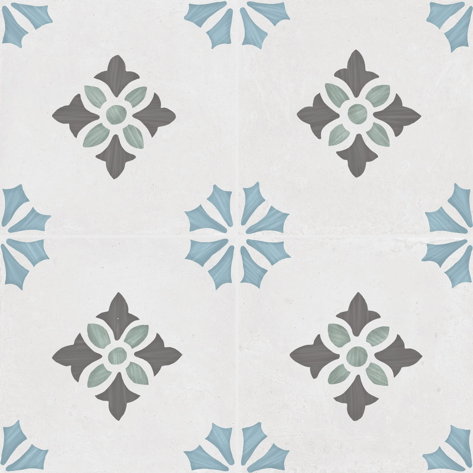 Carrelage effet Carreau ciment Avelora 22,3x22,3x0,9 cm Ventoril - Sol et mur intérieur
