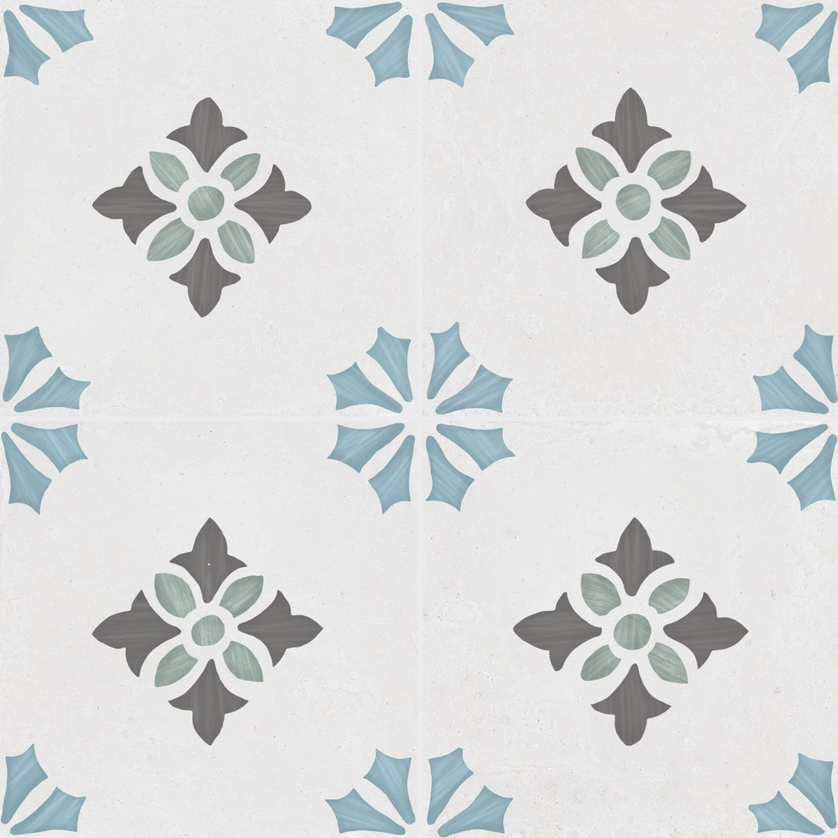 Carrelage effet Carreau ciment Avelora 22,3x22,3x0,9 cm Ventoril - Sol et mur intérieur