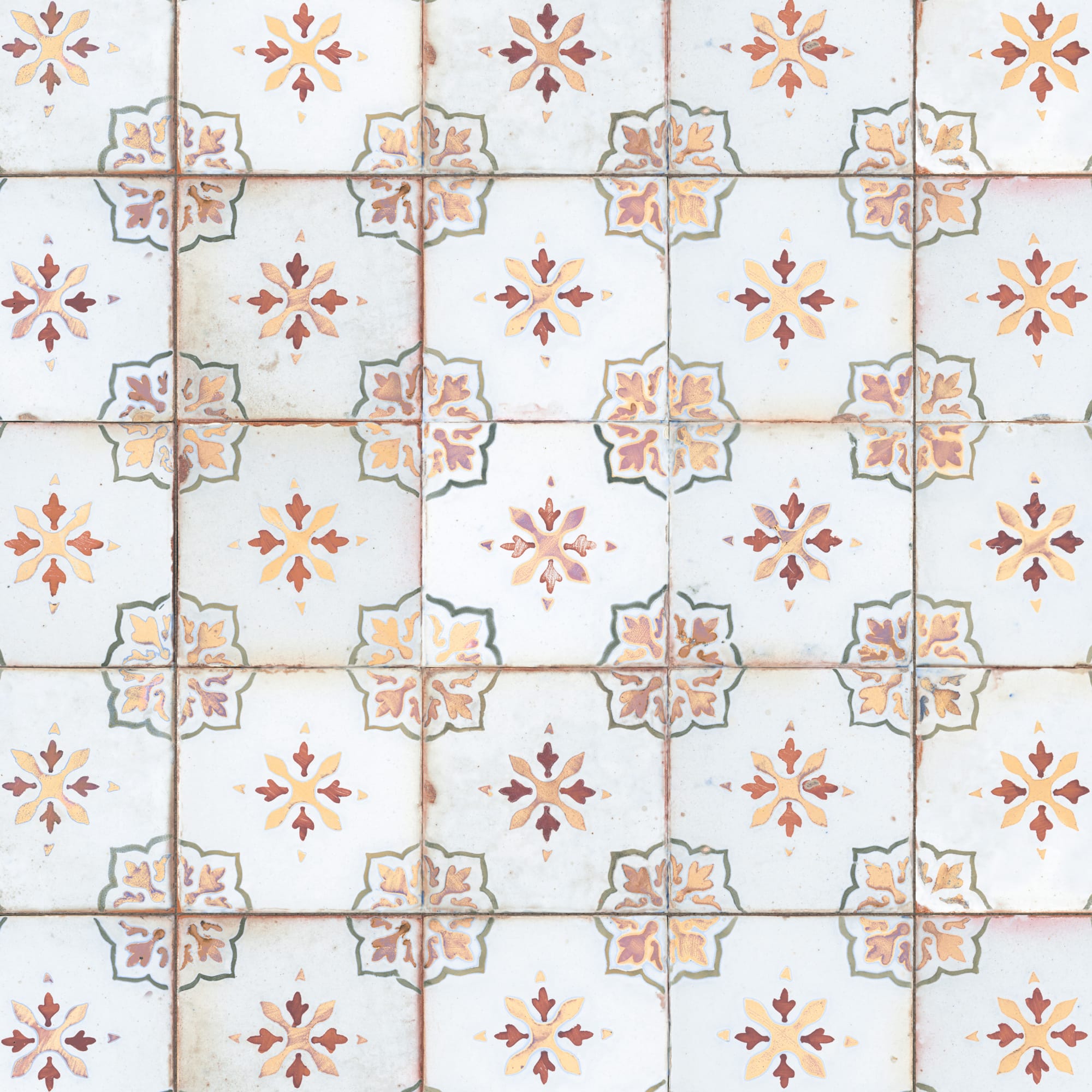 Carrelage Vintage Jaune Emporion 33x33x0,95 cm Selvora - Sol et mur intérieur