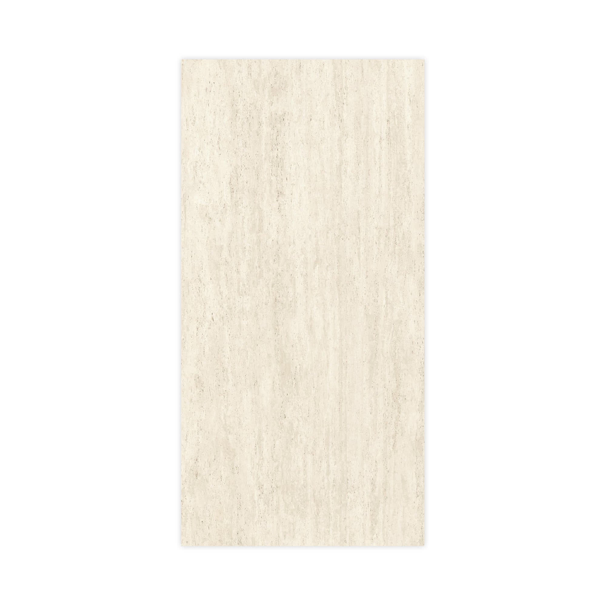 Carrelage effet Travertin Blanc Vein Cut 240x120x0,9 cm Mat Neravio - Mur intérieur