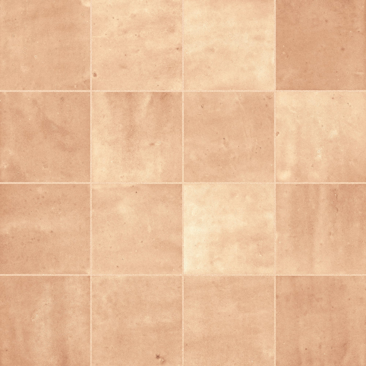 Carrelage effet Zellige Terracotta 10,7x10,7x0,9 cm Velmio - Mur intérieur
