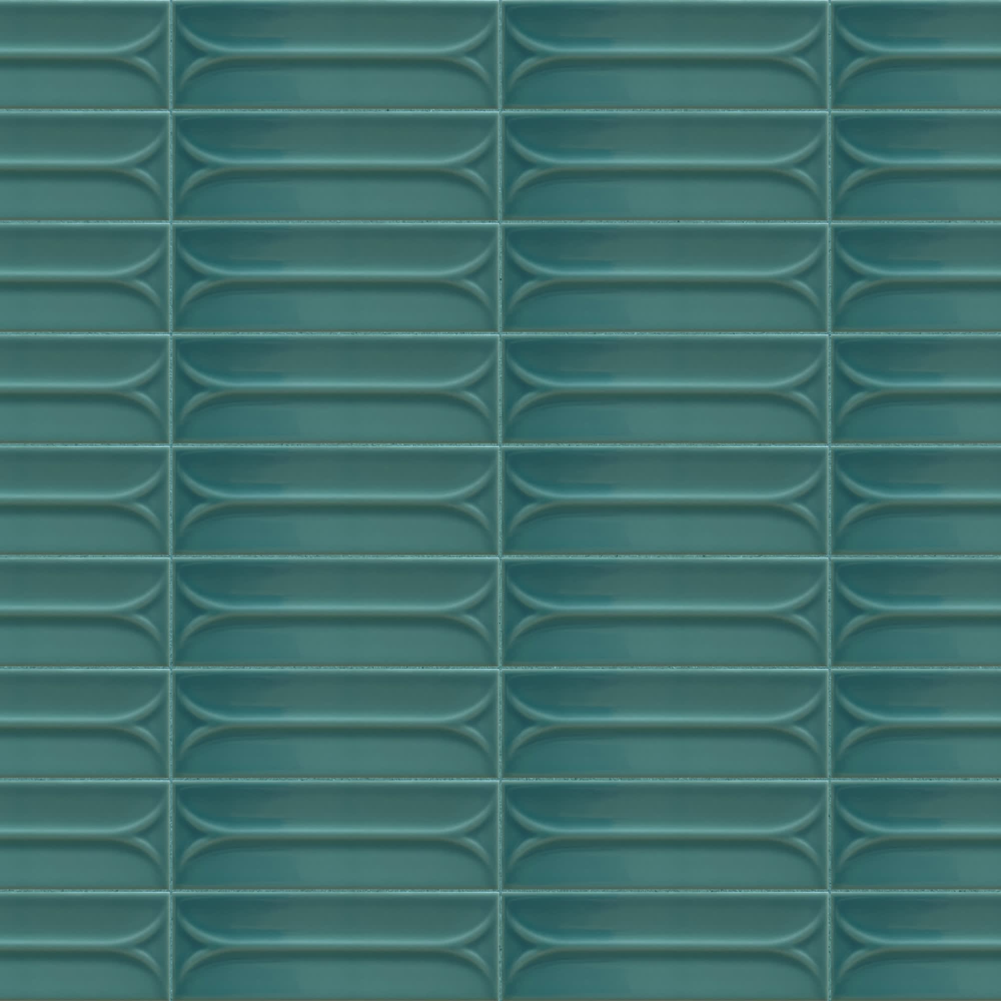 Carrelage 3D Bleu 14,6x4,8x0,8 cm Mireno - Mur intérieur