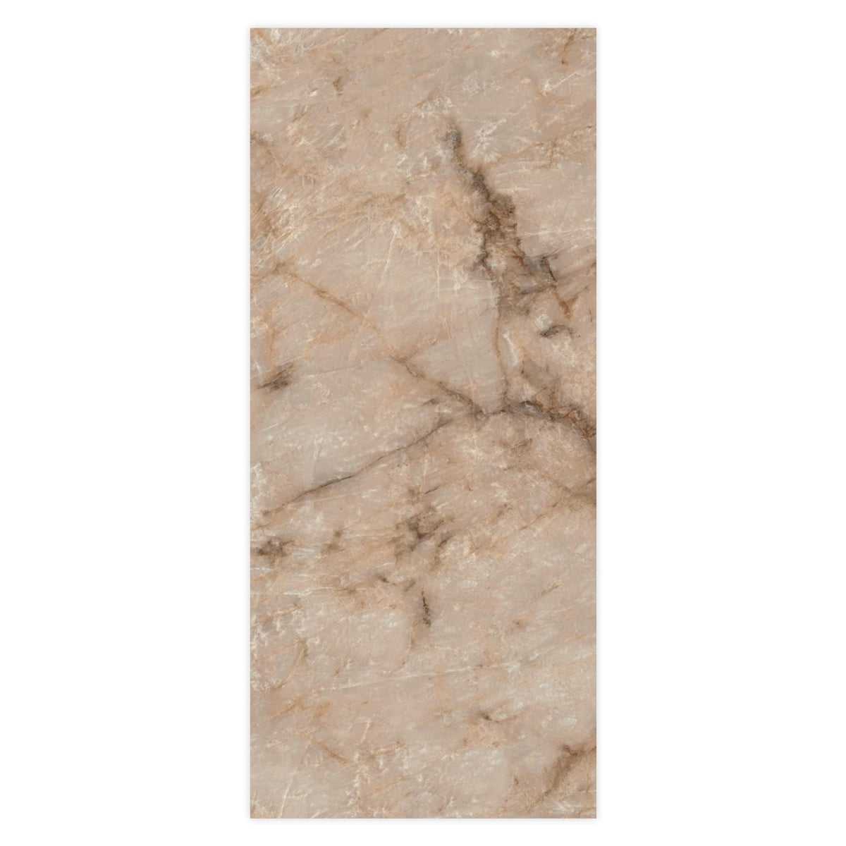 Carrelage effet Marbre Rose Sand 278x120x0,6 cm Brillant Sorvella - Mur intérieur
