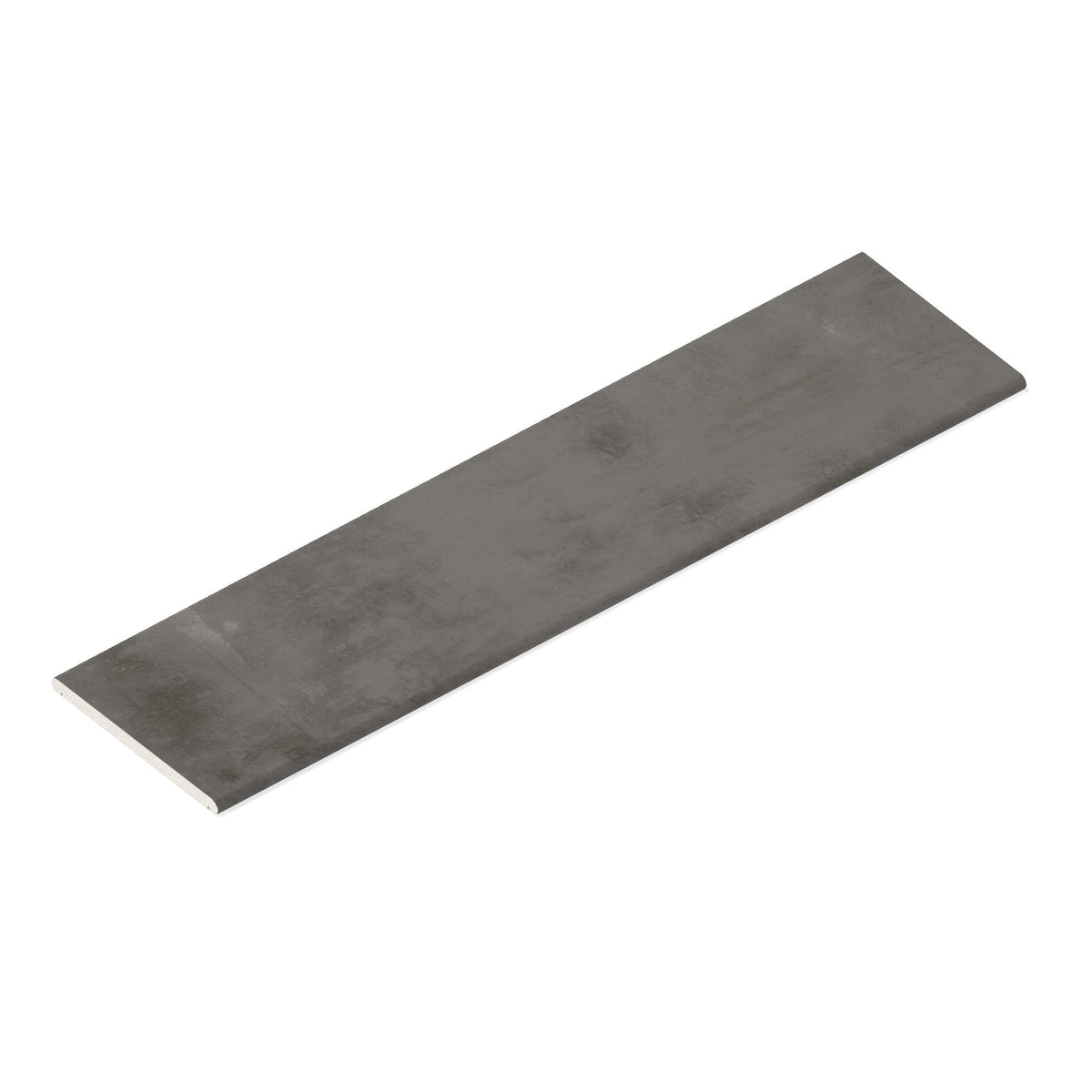 Couvertine effet Pierre Calcaire Gris Fumé 120x30x2 cm Bord 1/2 Rond Double Larmier Gravino