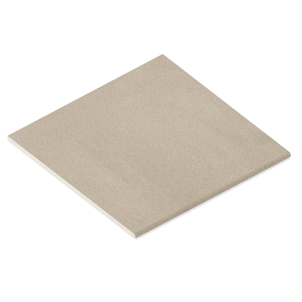 Margelle de piscine effet Béton Beige Crème 60x60x2 cm Bord 1/2 Rond Vetrano