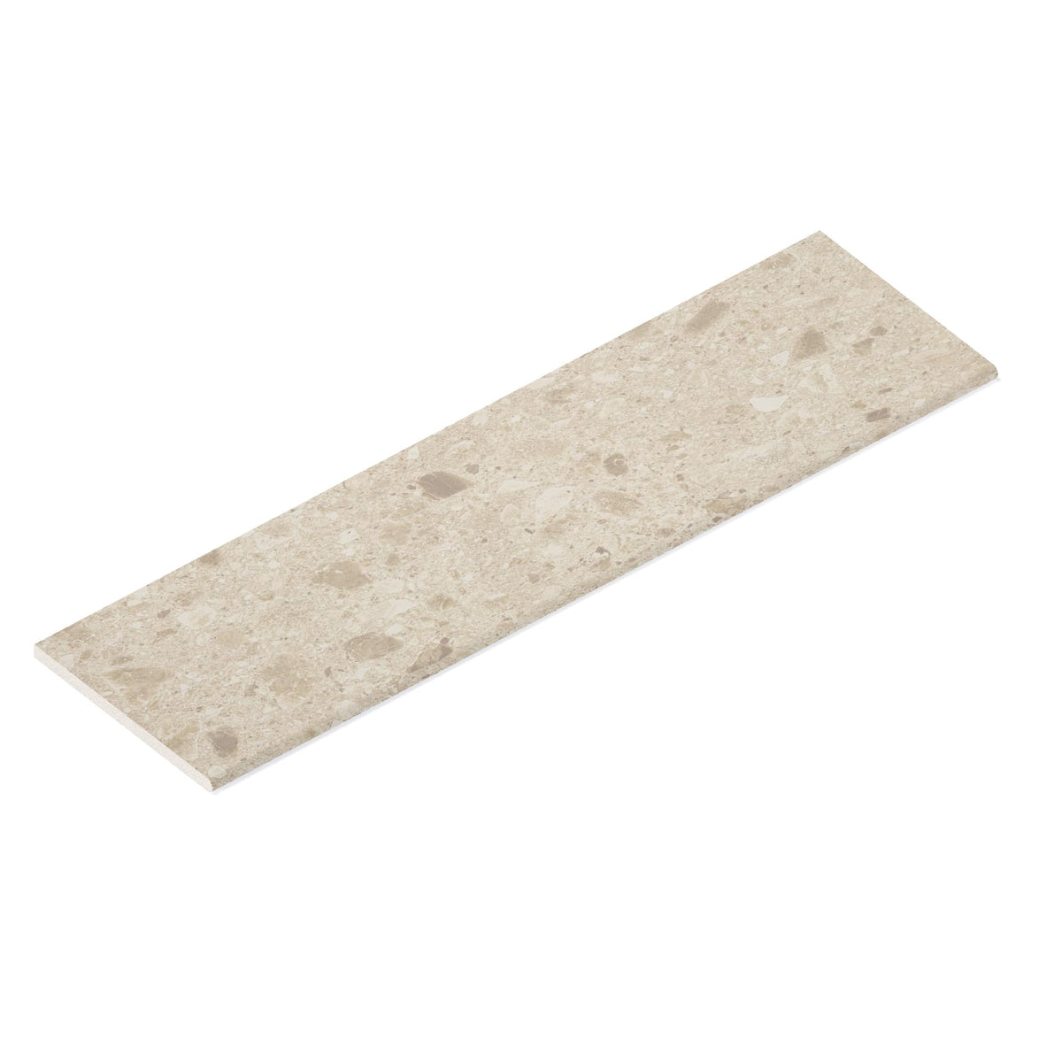 Margelle de piscine effet Pierre Ceppo di Gré Beige 120x33x2 cm Bord 1/2 Rond Massira