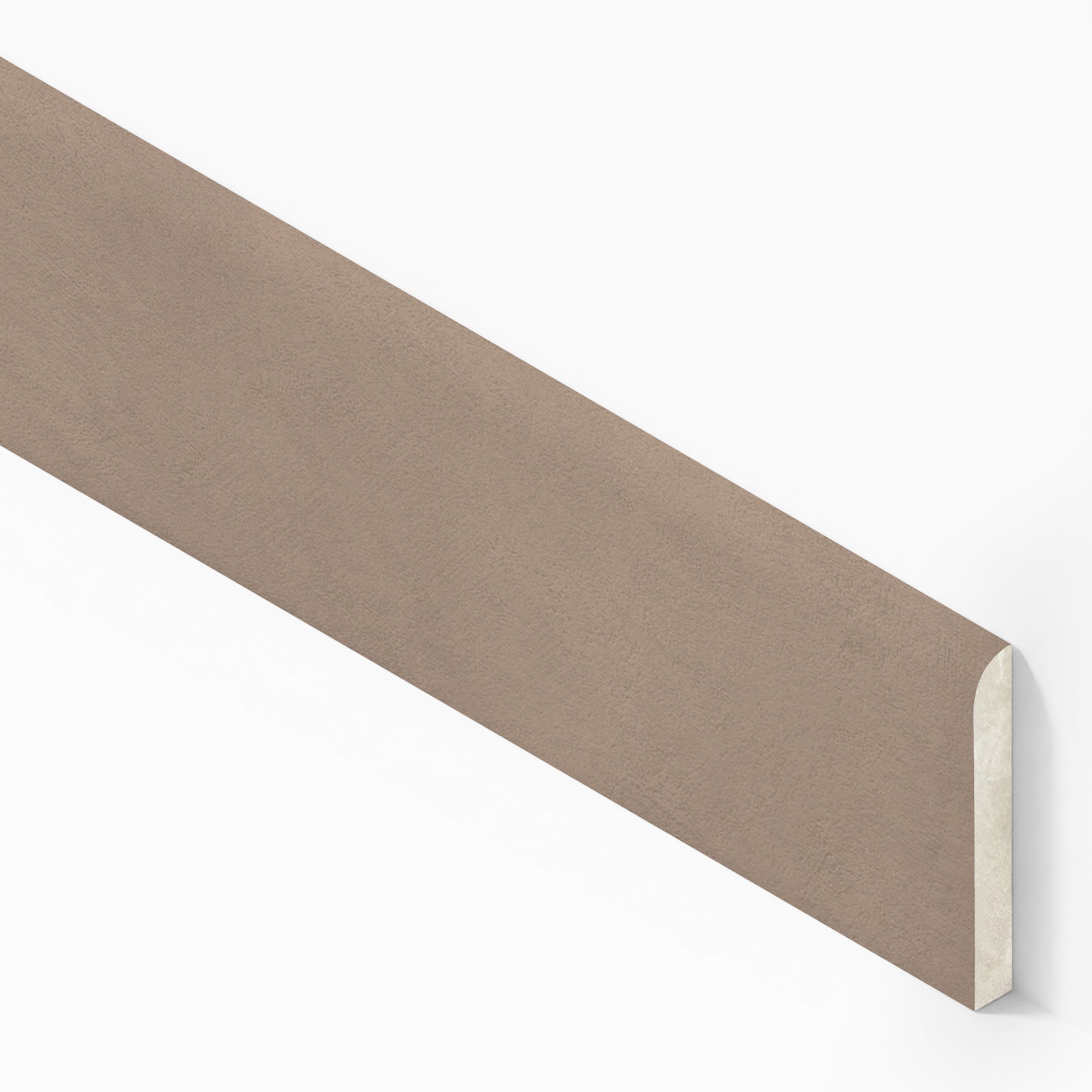 Plinthe carrelage effet Béton Beige Argile 120x7,2 cm Mat Benzaro