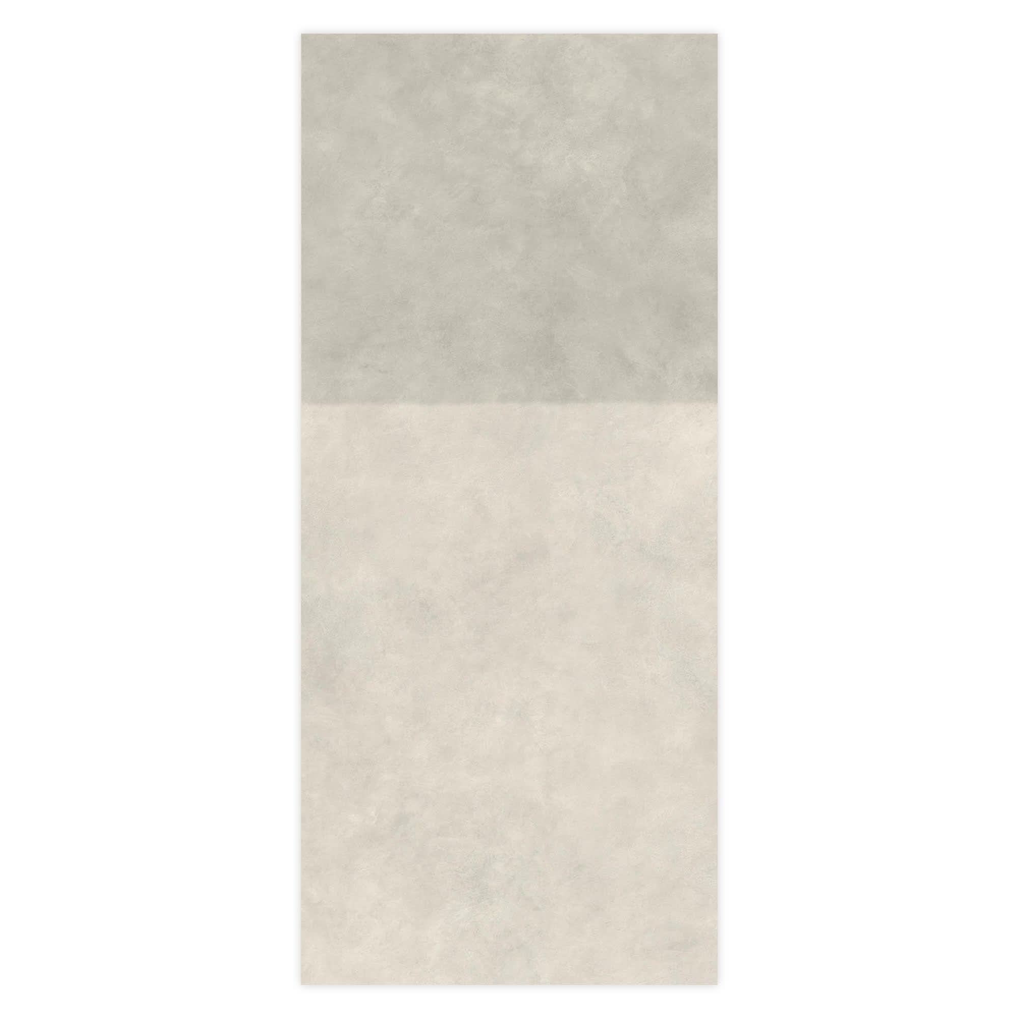 Carrelage effet Béton Gris Perle / Gris Argile 278x120x0,6 cm Mat Stavira - Mur intérieur