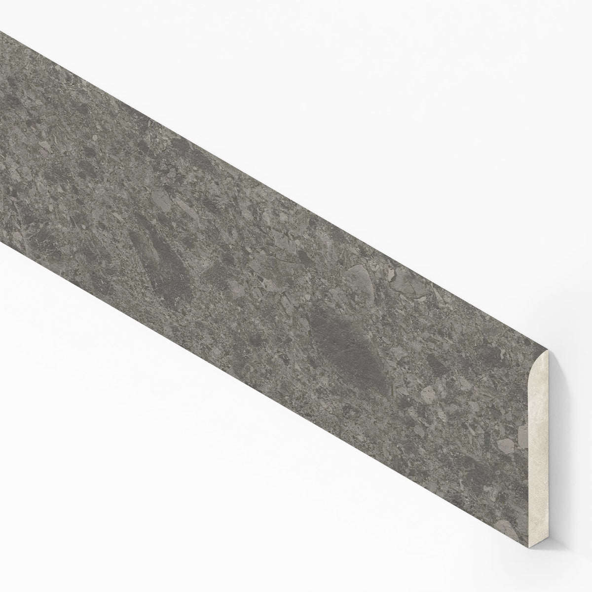 Plinthe carrelage effet Pierre Ceppo di Gré Gris Foncé 60x7,2 cm Mat Massira