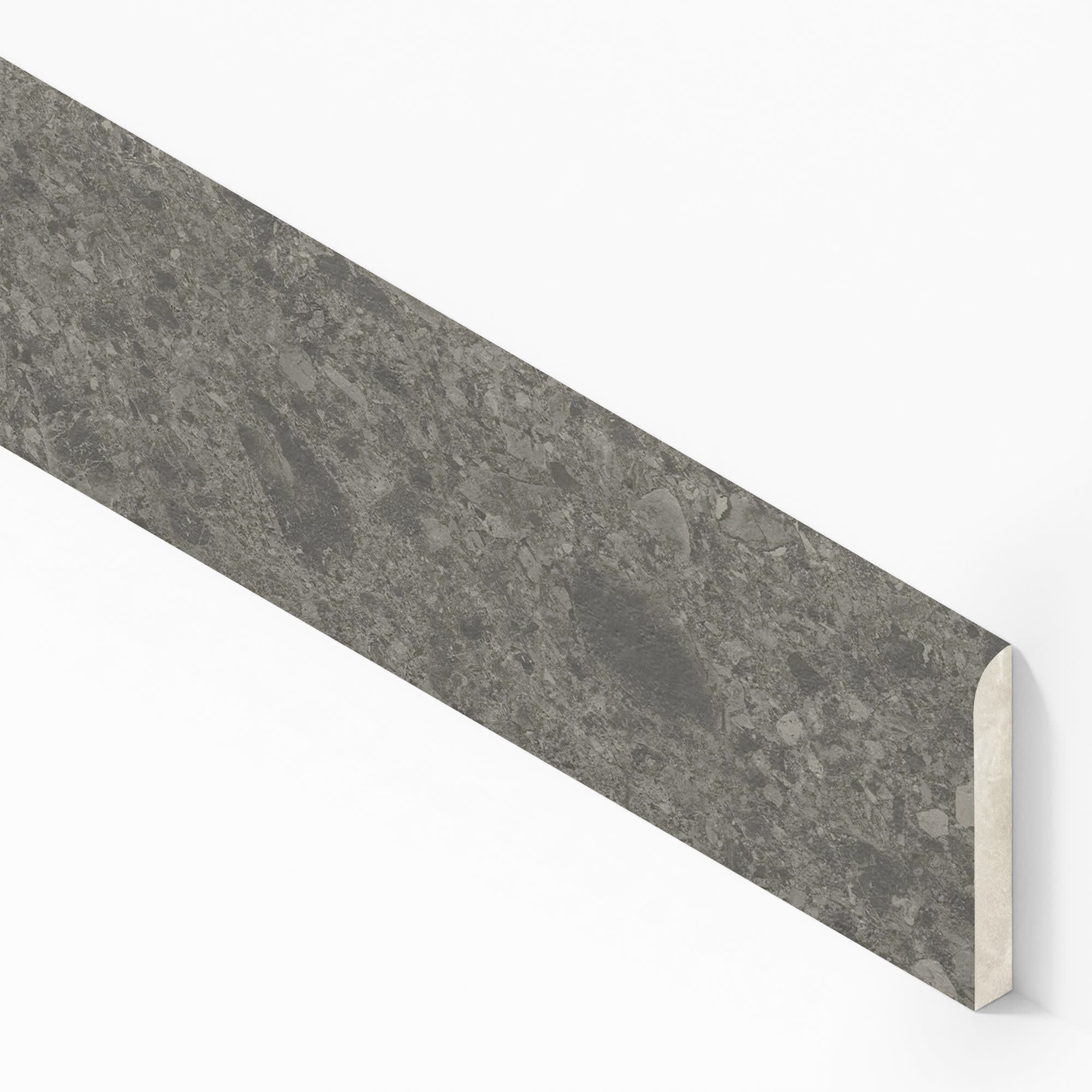 Plinthe carrelage effet Pierre Ceppo di Gré Gris Foncé 60x7,2 cm Mat Massira