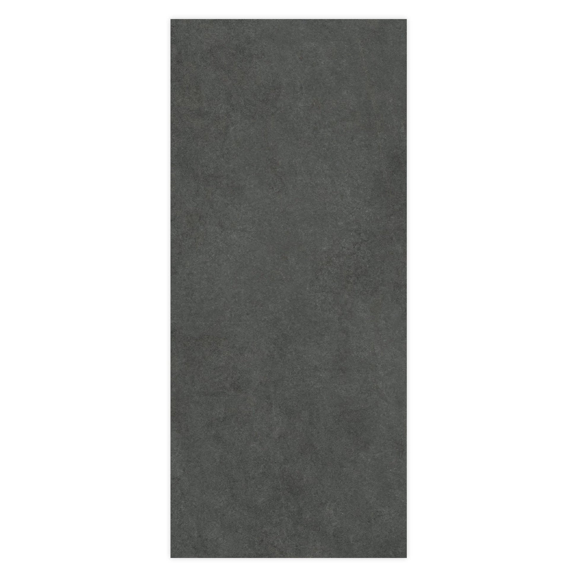 Carrelage effet Pierre Quartzite Gris Carbone 278x120x0,6 cm Mat Venturo - Mur intérieur