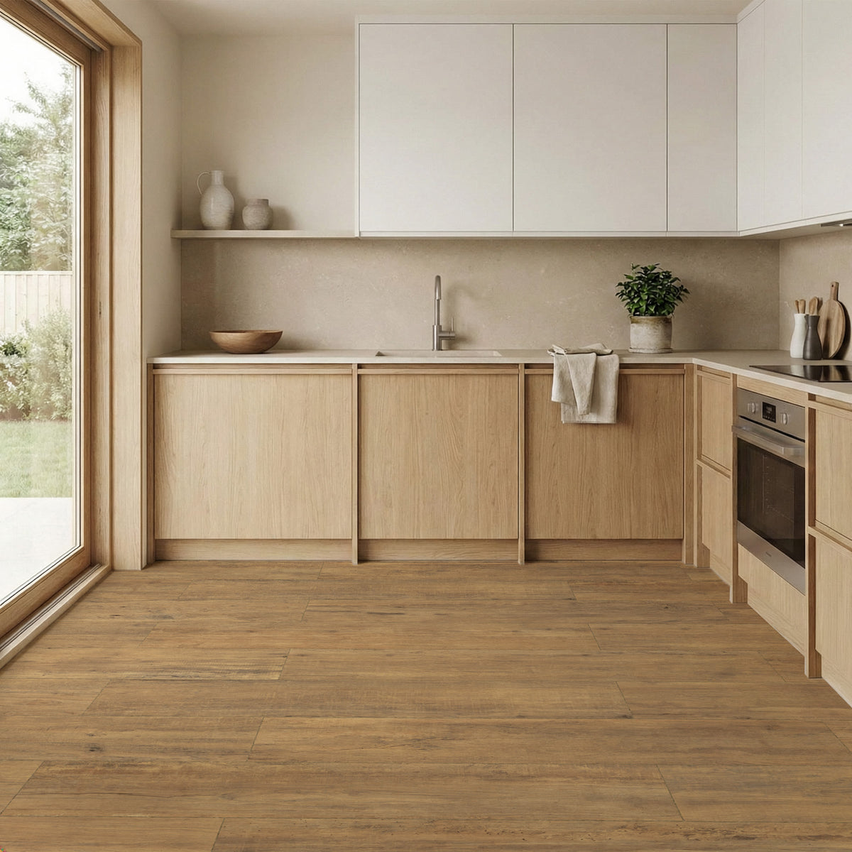 Carrelage Vintage effet Parquet Bois Chêne Naturel 121x19,5x0,9 cm Virello - Sol et mur intérieur et Sol extérieur