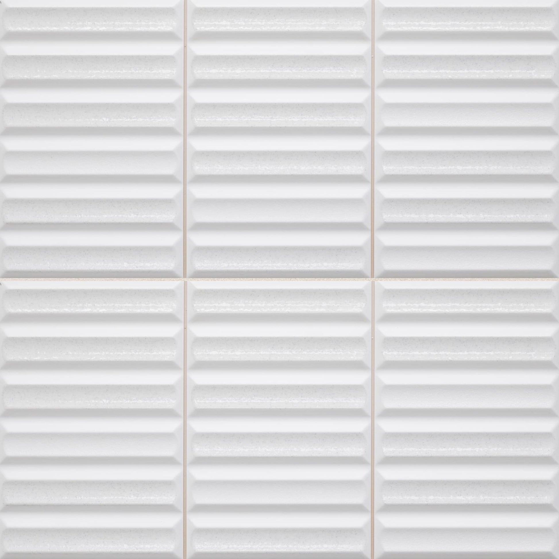 Carrelage 3D Blanc 40x20x1,4 cm Movira - Mur intérieur