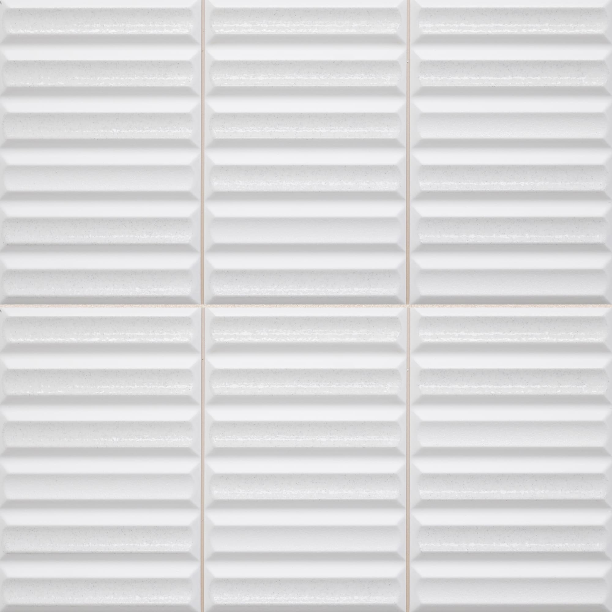 Carrelage 3D Blanc 40x20x1,4 cm Movira - Mur intérieur