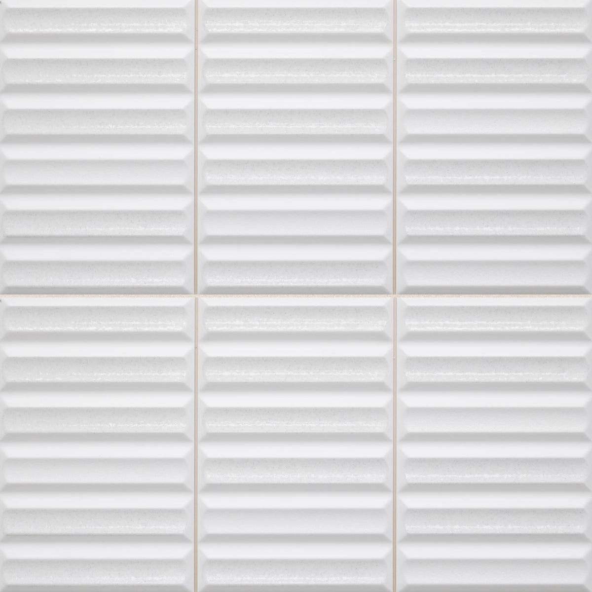 Carrelage 3D Blanc 40x20x1,4 cm Movira - Mur intérieur
