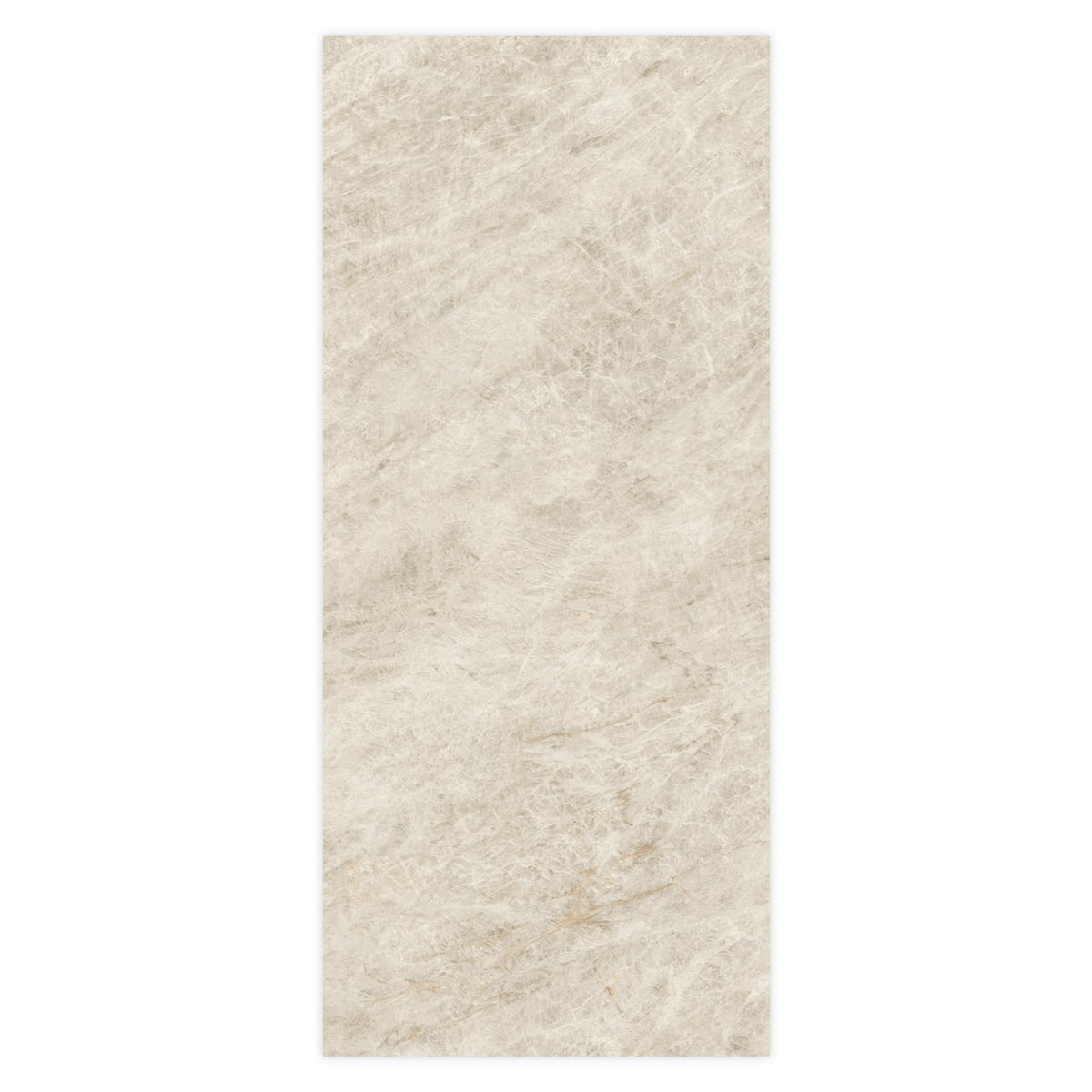 Carrelage effet Marbre Blanc Impérial 278x120x0,6 cm Brillant Sorvella - Mur intérieur