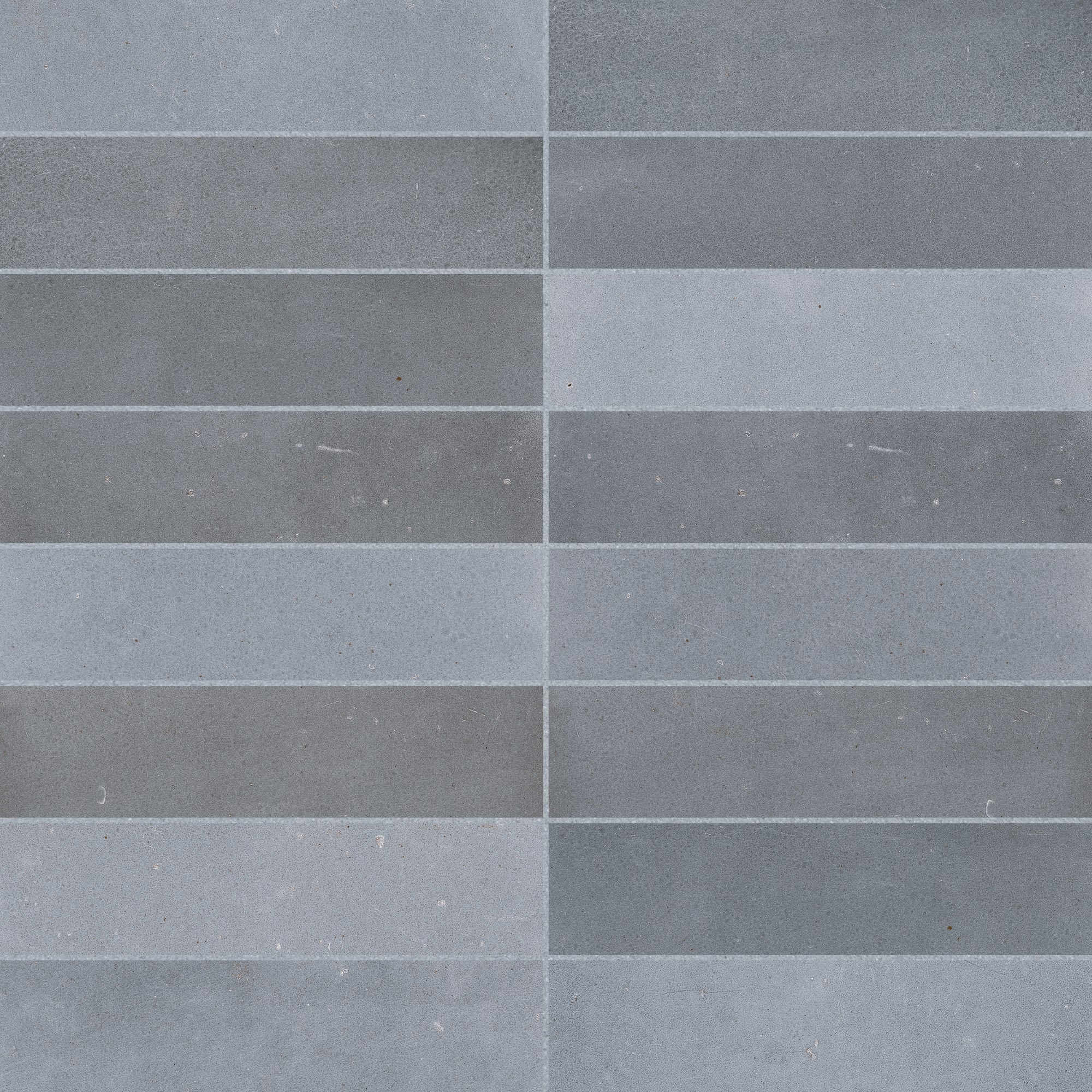 Carrelage effet Zellige Gris 20x6,5x0,85 cm Mat Serinor - Mur intérieur